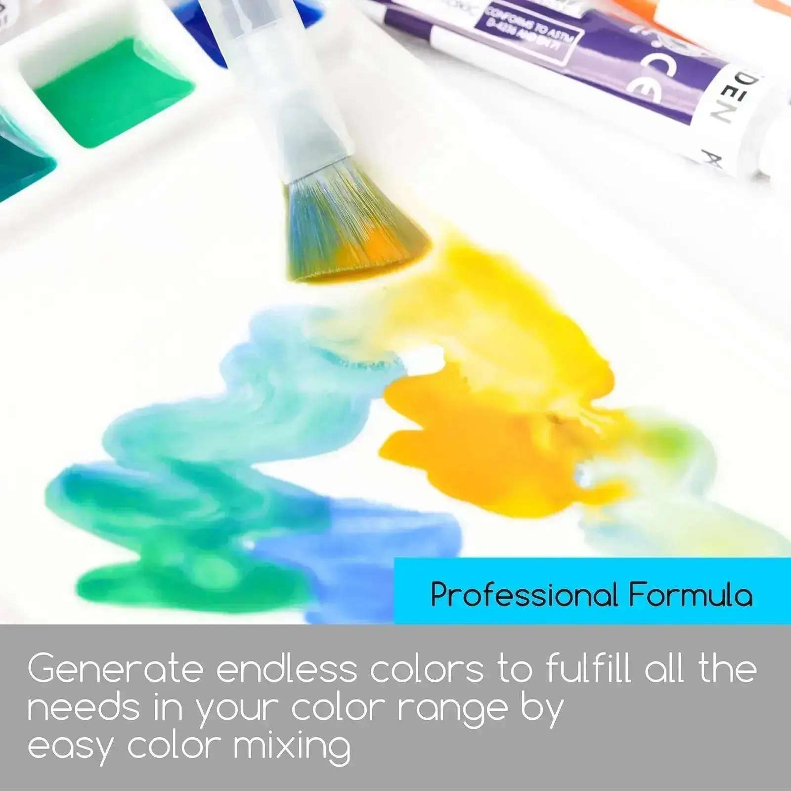 MEEDEN Watercolor Paint Set, 24 Tubes, 12 ml / 0.41 oz - Image 5