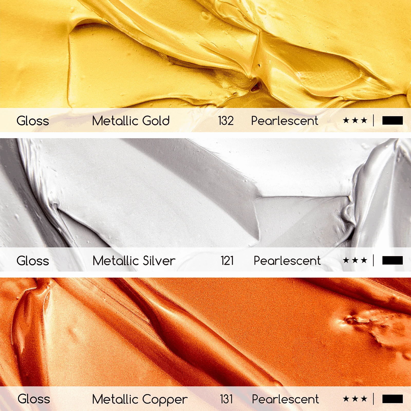 MEEDN Silver Metallic Acrylic Paint, 300ml - Image 17