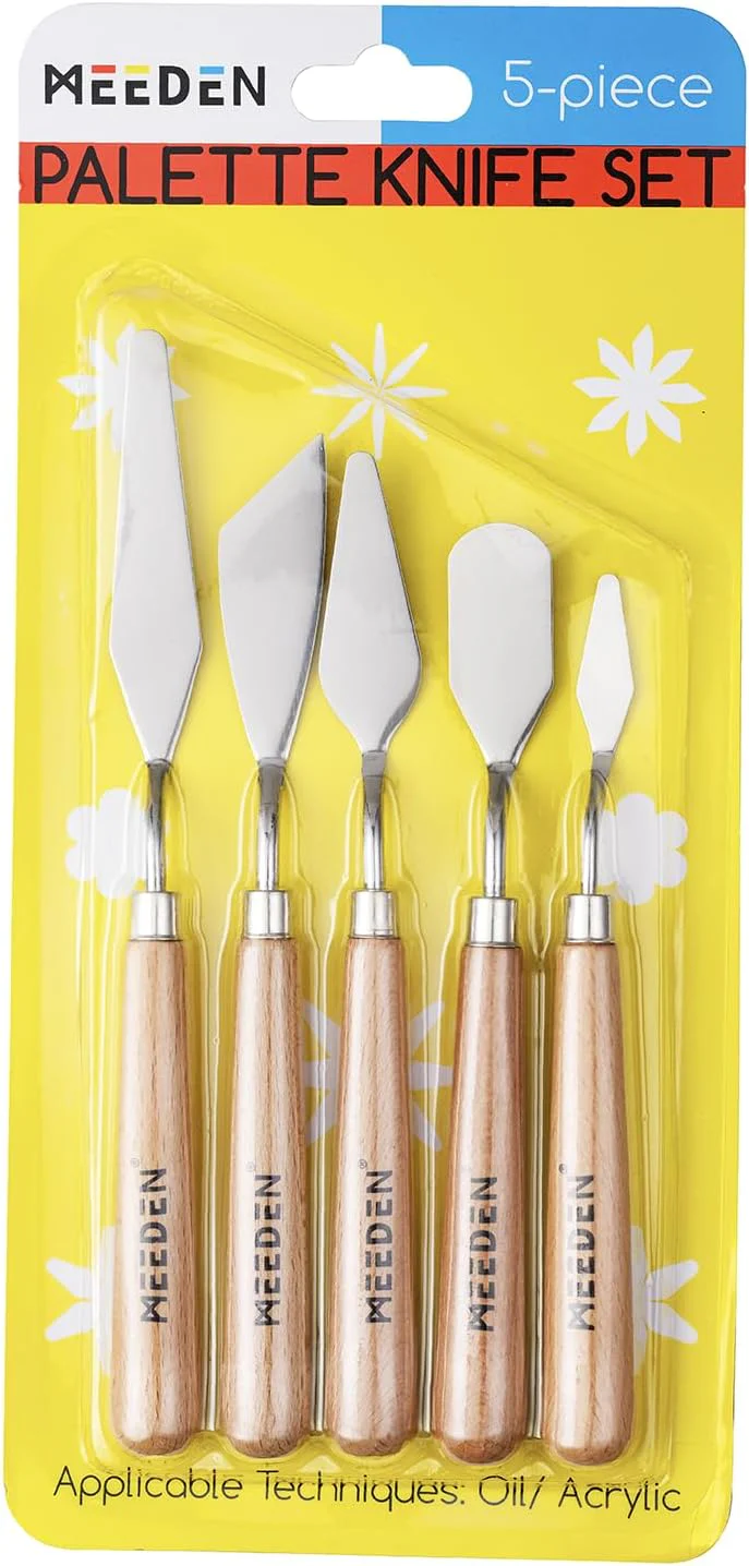MEEDEN Artist Stainless Steel Palette Knife, 5 Pcs Set - Image 7