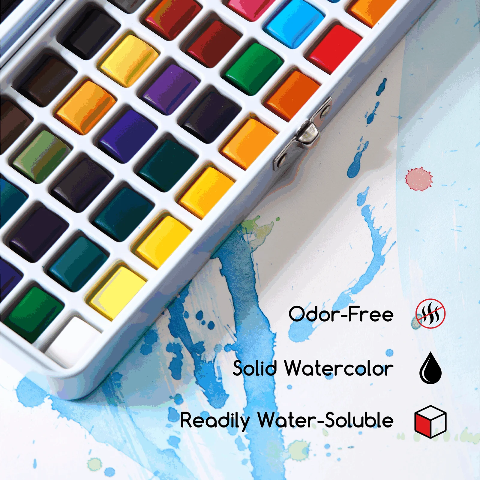 MEEDEN Travel Watercolor Paint Set , 50 Colors - Image 5