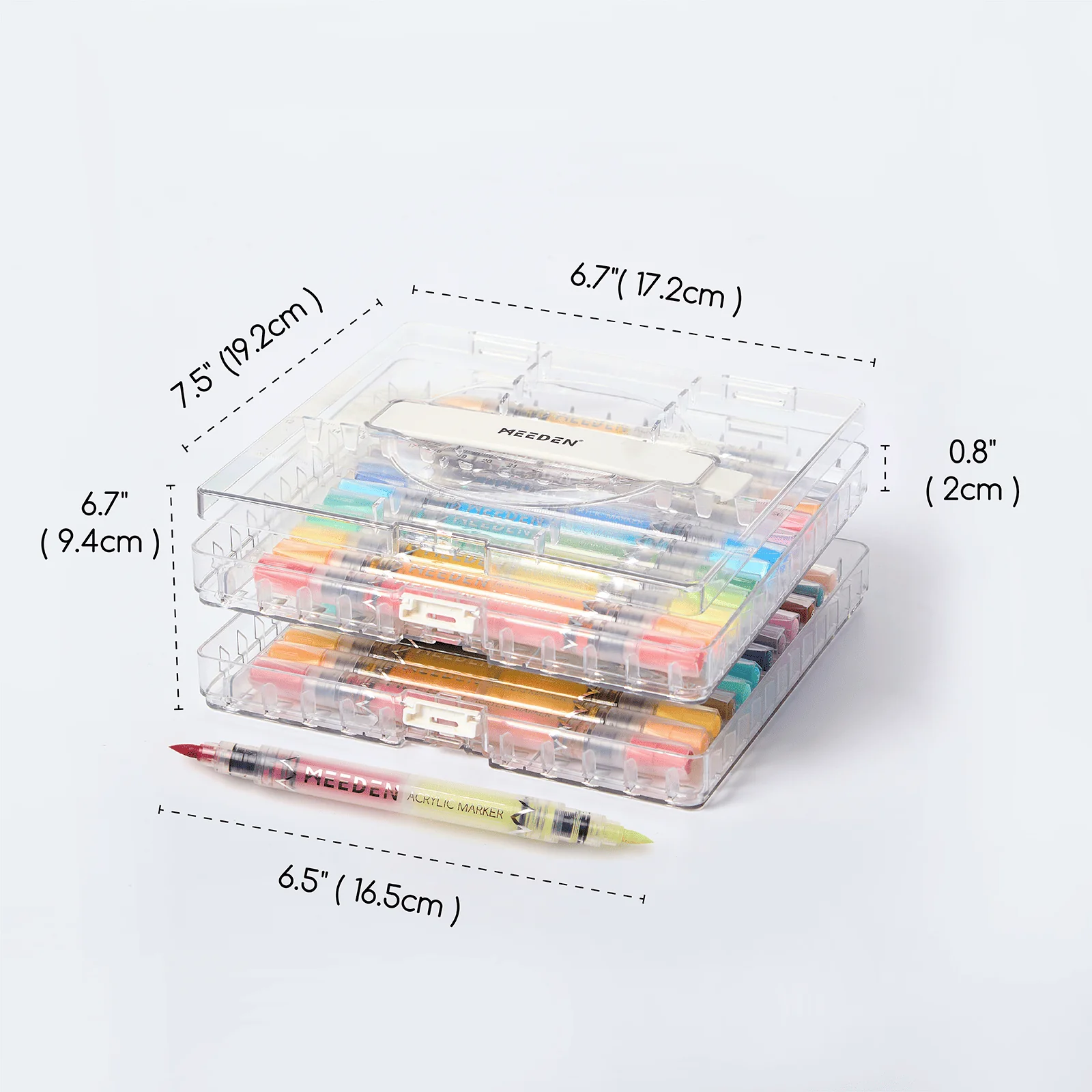 MEEDEN Dual Tip Acrylic Paint Markers – 48 / 96 / 120 Colors - Image 12