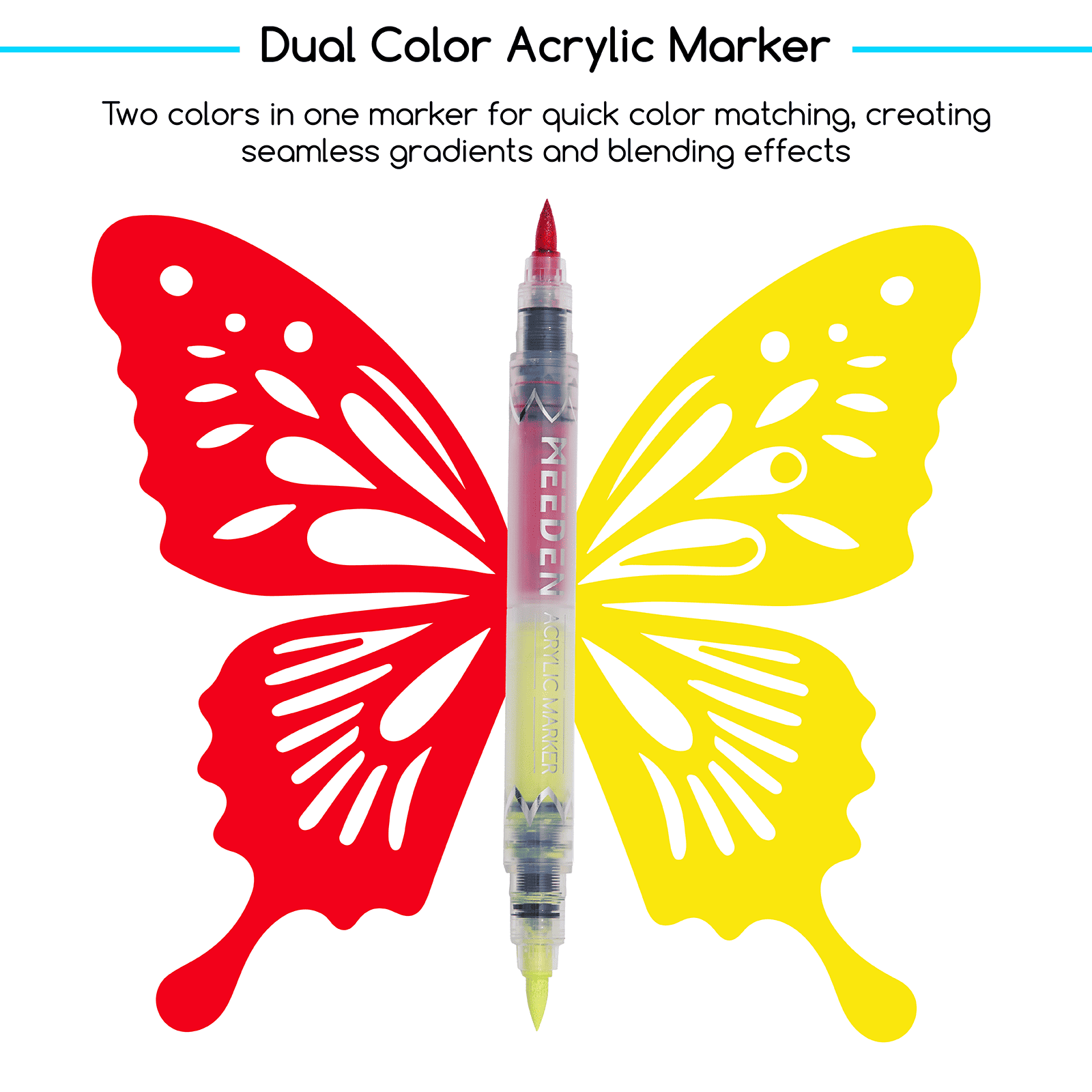 MEEDEN Dual Tip Acrylic Paint Markers – 48 / 96 / 120 Colors - Image 7
