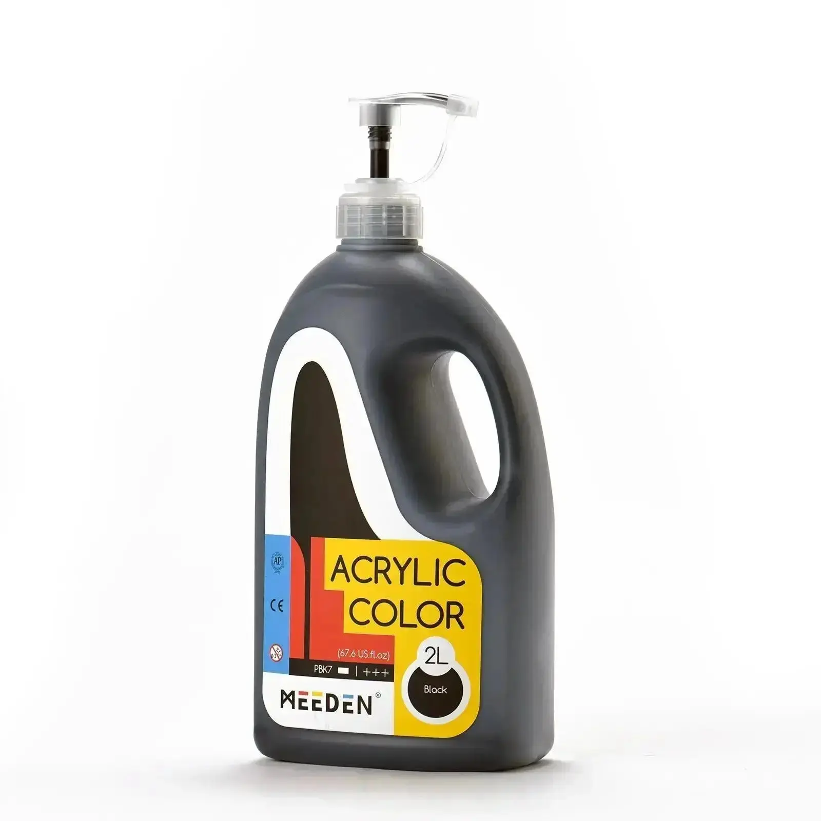 MEEDEN Acrylic Paint with Pump Lid, 11 Colors Available, 2L / 67.6 oz - Image 17