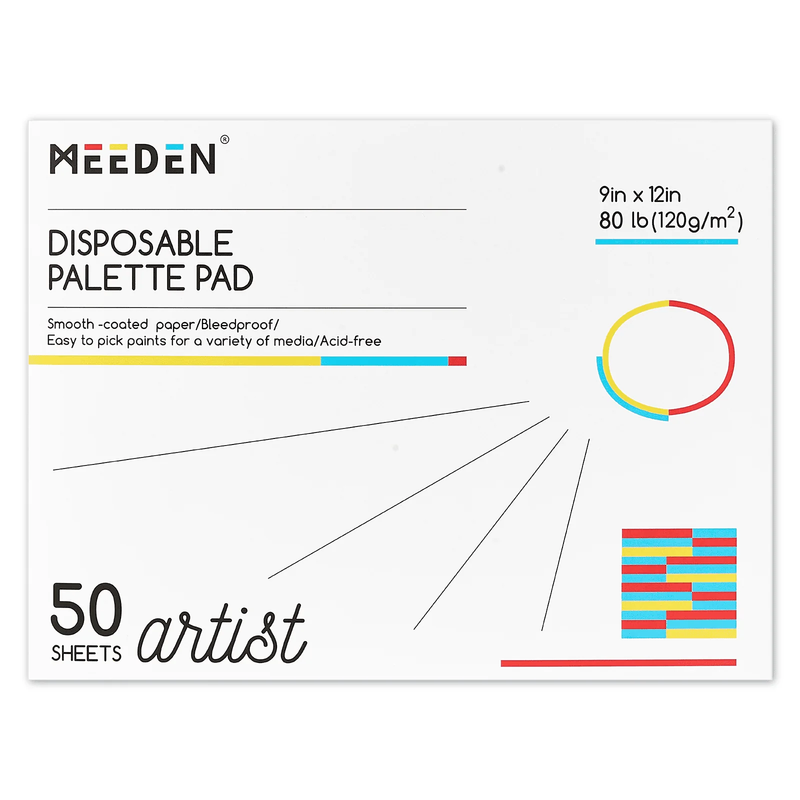 MEEDEN Artist Palette Paper Pad - Image 3