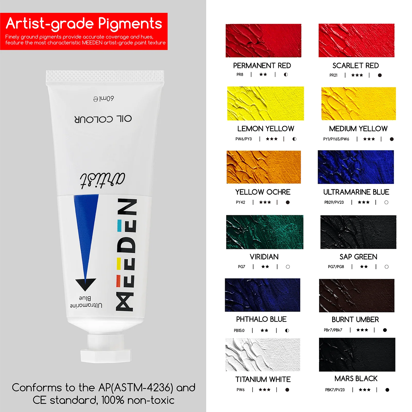 MEEDEN Artist Oil Painting Set with Sketch Easel Box - Image 4