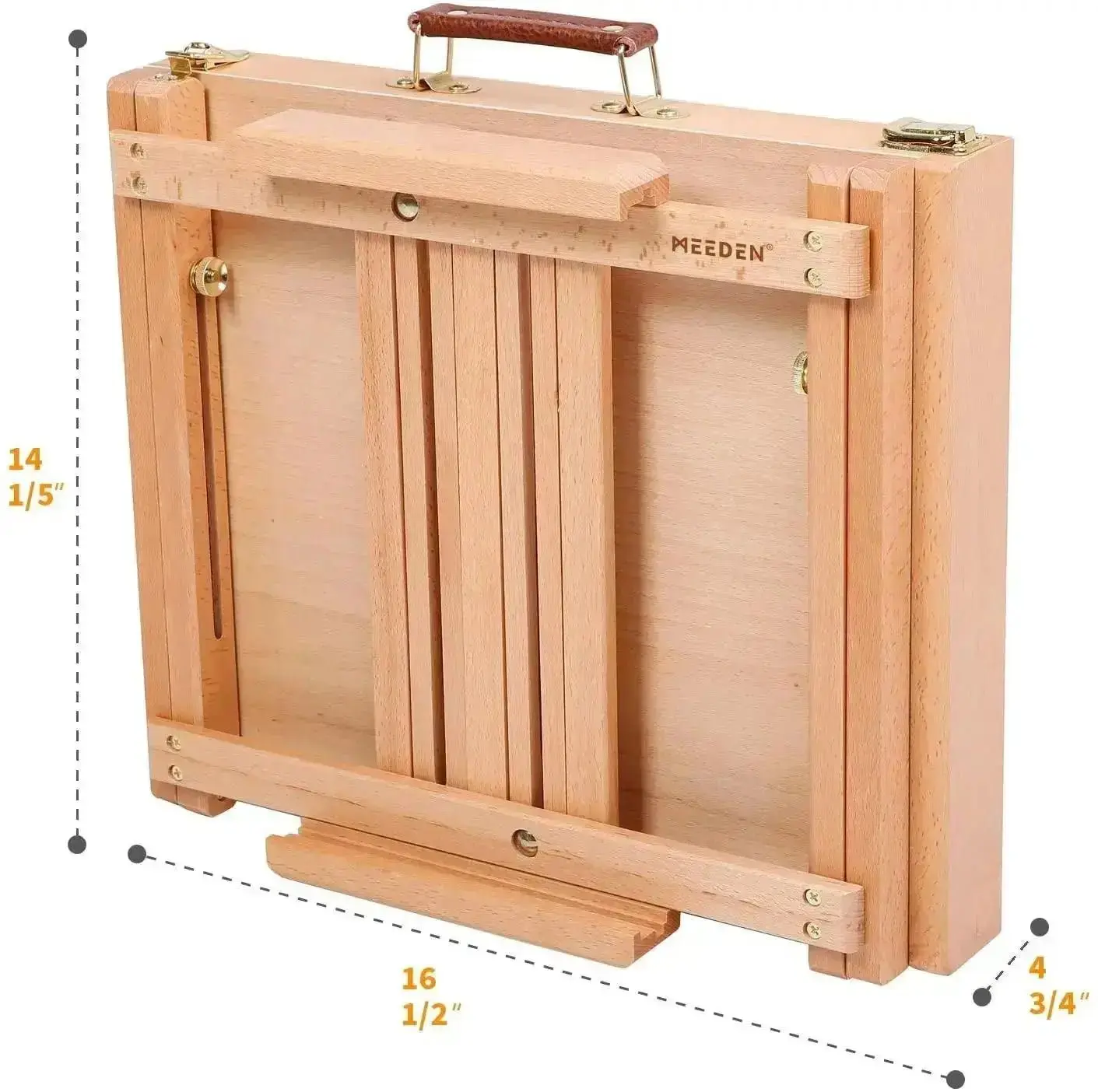 MEEDEN Artist Tabletop Easel with Metal Lined Drawer-W05B - Image 5