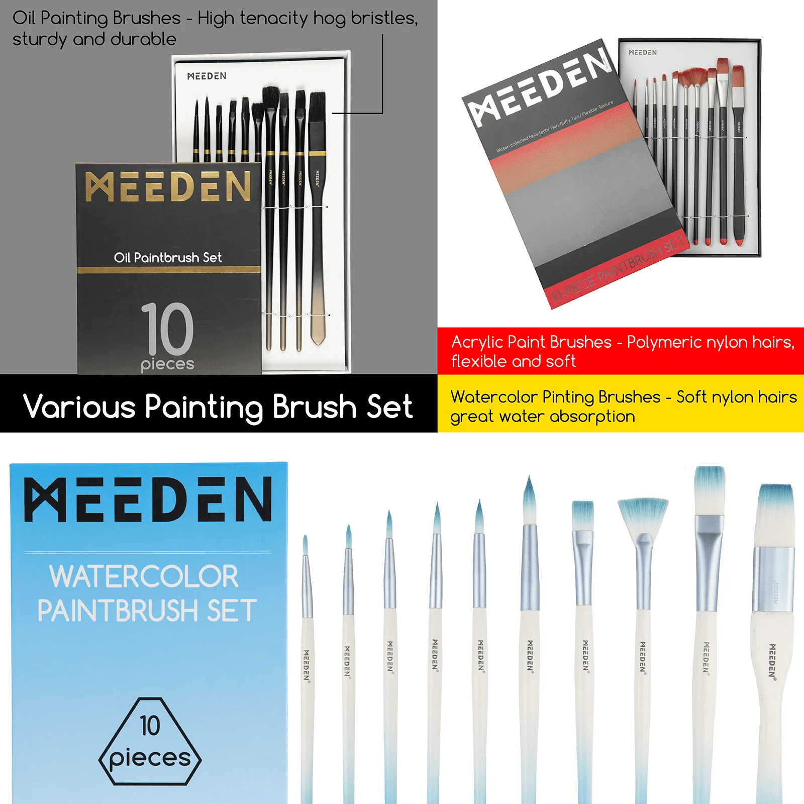 MEEDEN Deluxe All-in-one Art Painting Set, 141 Pieces - Image 5