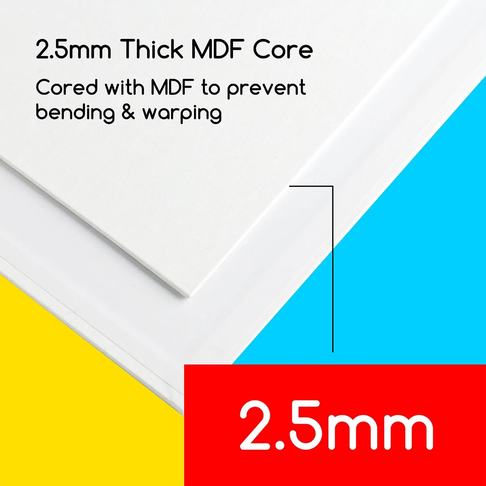 MEEDEN 100% Cotton Canvas Boards - Image 3