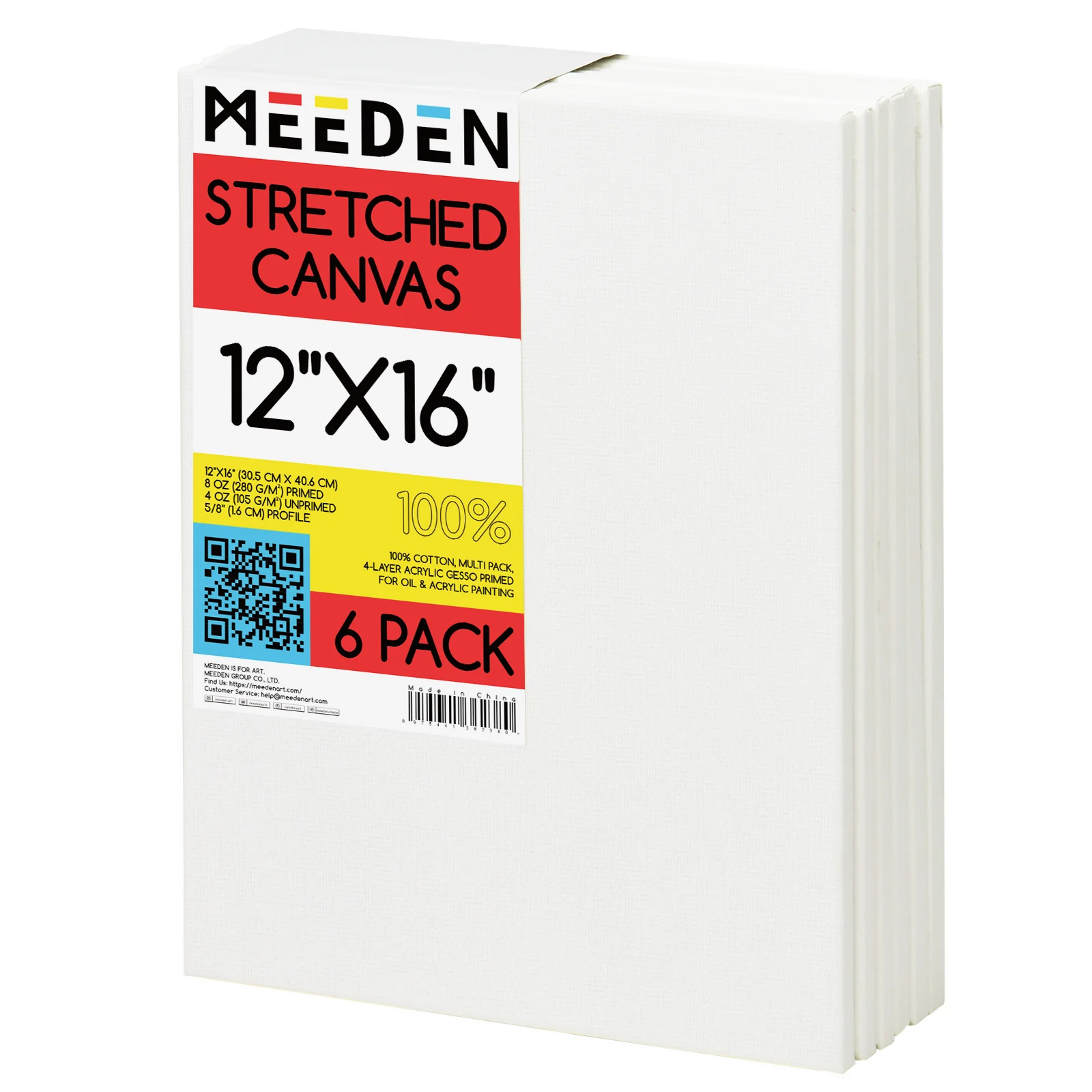 MEEDEN 100% Cotton Stretched Canvas - Image 10