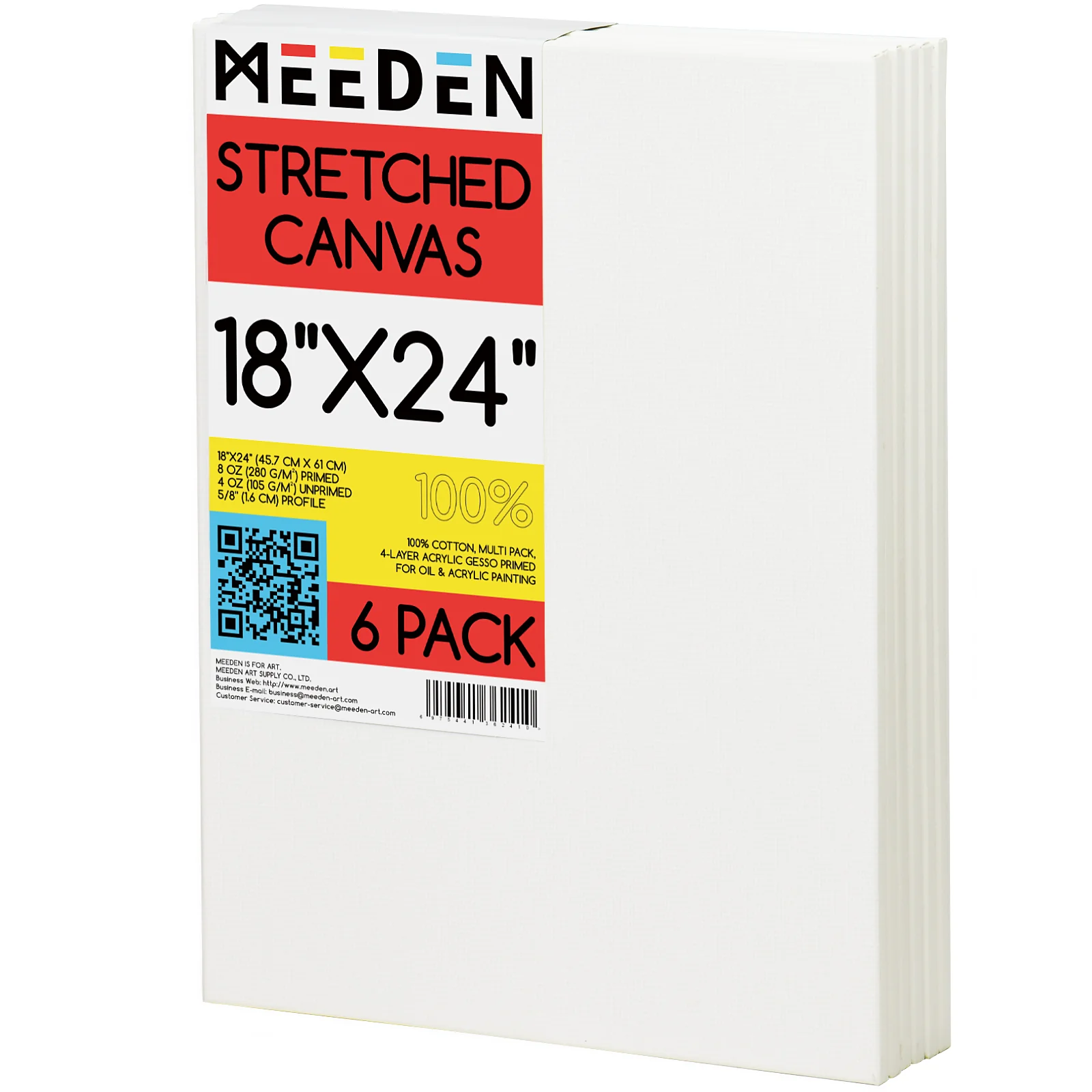 MEEDEN 100% Cotton Stretched Canvas - Image 12