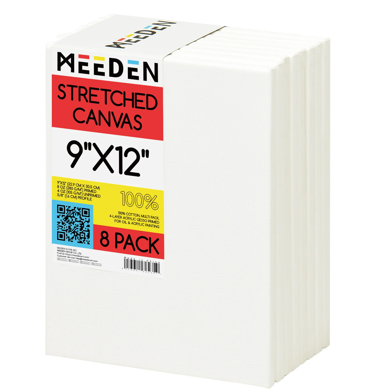 MEEDEN 100% Cotton Stretched Canvas - Image 7