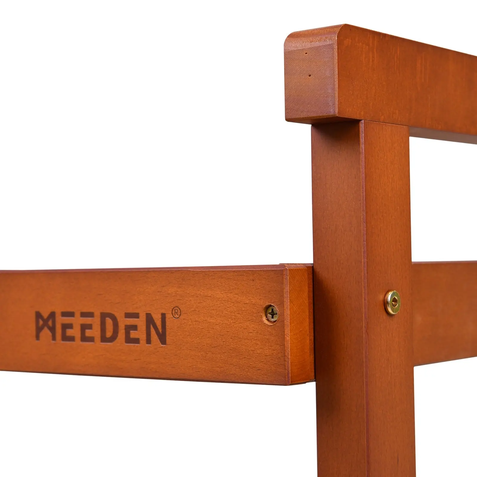 MEEDEN 3-Tier Storage Art Cart/Trolley, Light Walnut-W13 - Image 11