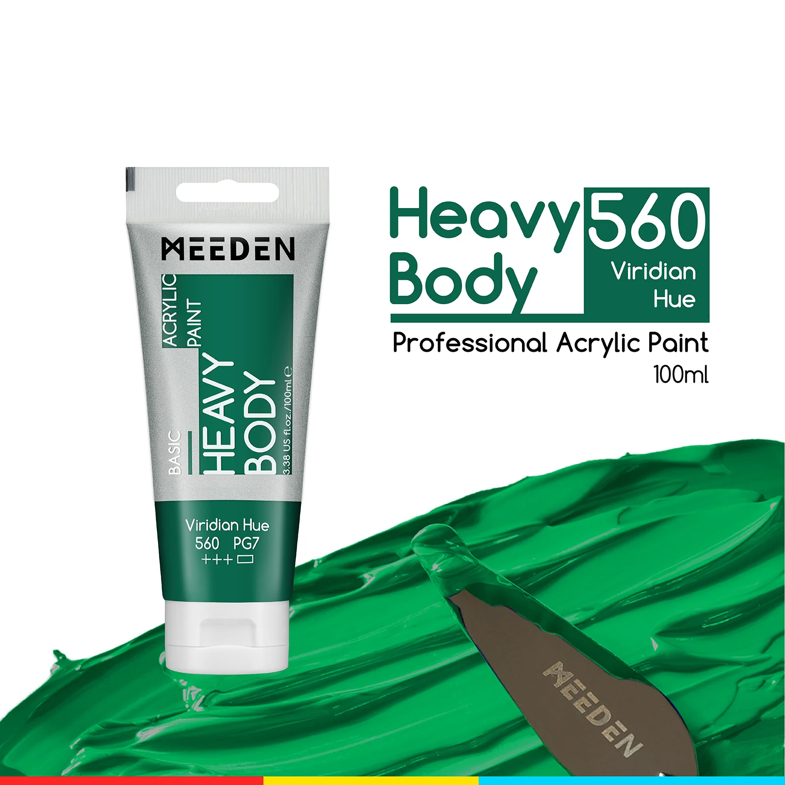 MEEDEN Acrylic Paint Tube, 37 Colors Available, 100ml / 3.38oz - Image 101