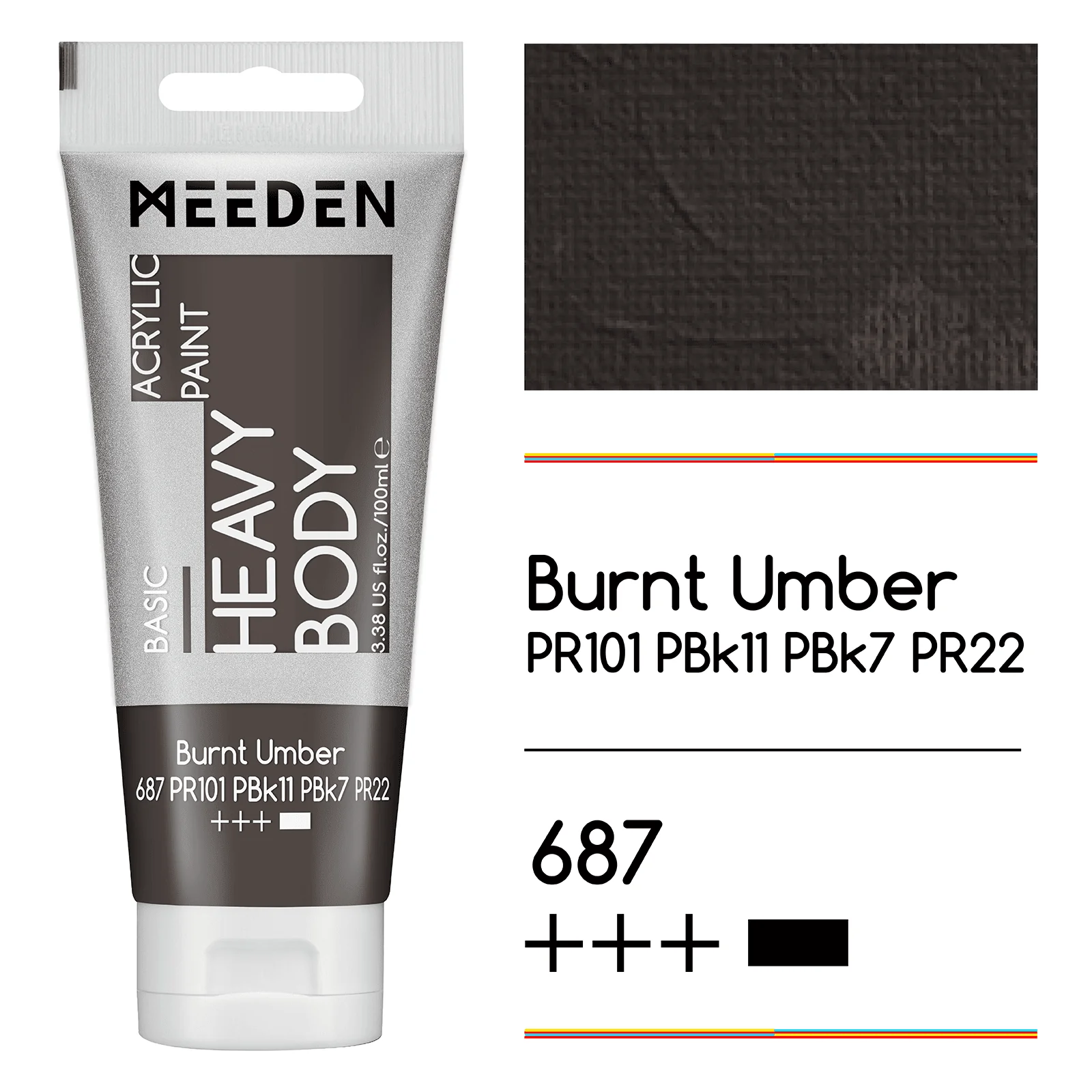MEEDEN Acrylic Paint Tube, 37 Colors Available, 100ml / 3.38oz - Image 105