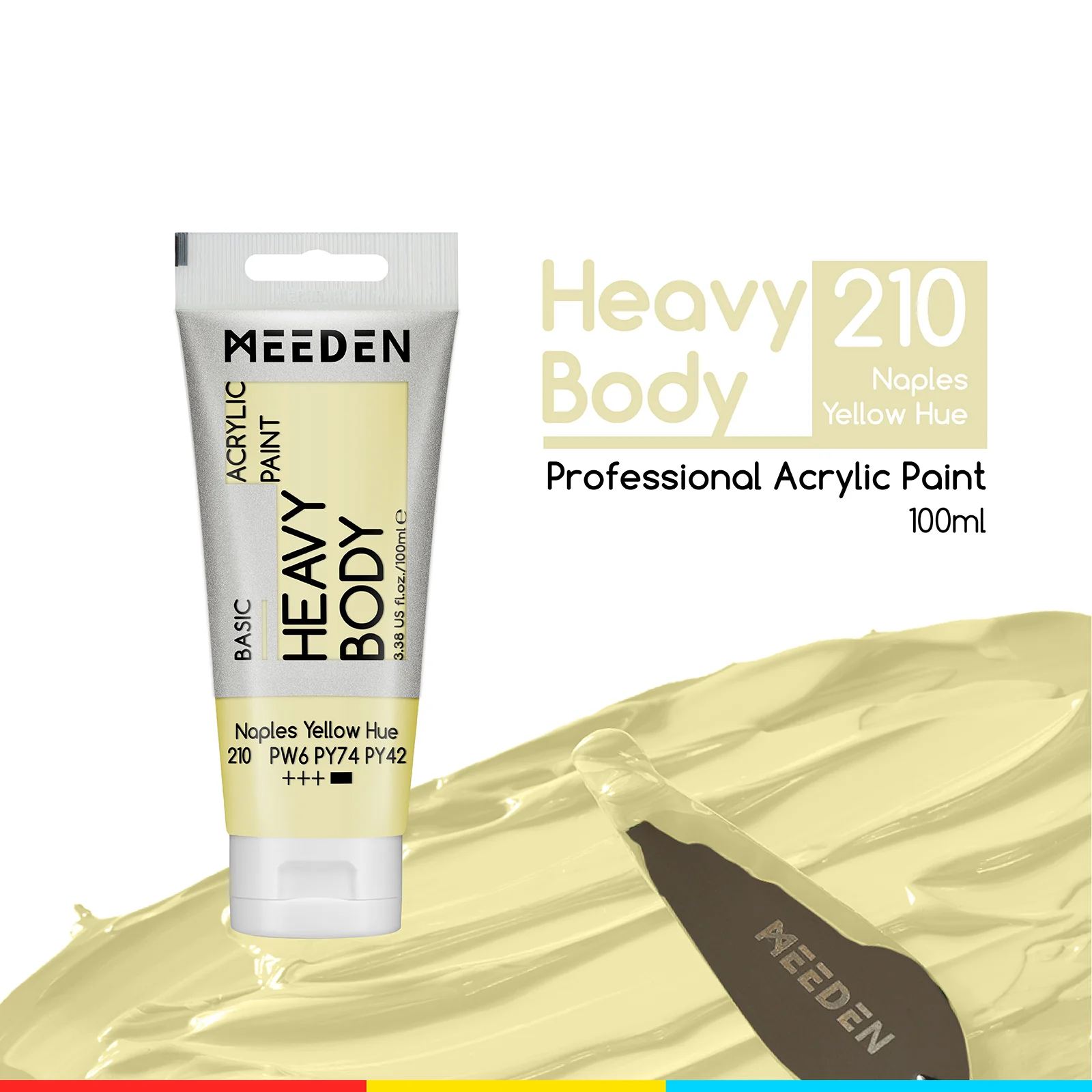 MEEDEN Acrylic Paint Tube, 37 Colors Available, 100ml / 3.38oz - Image 11