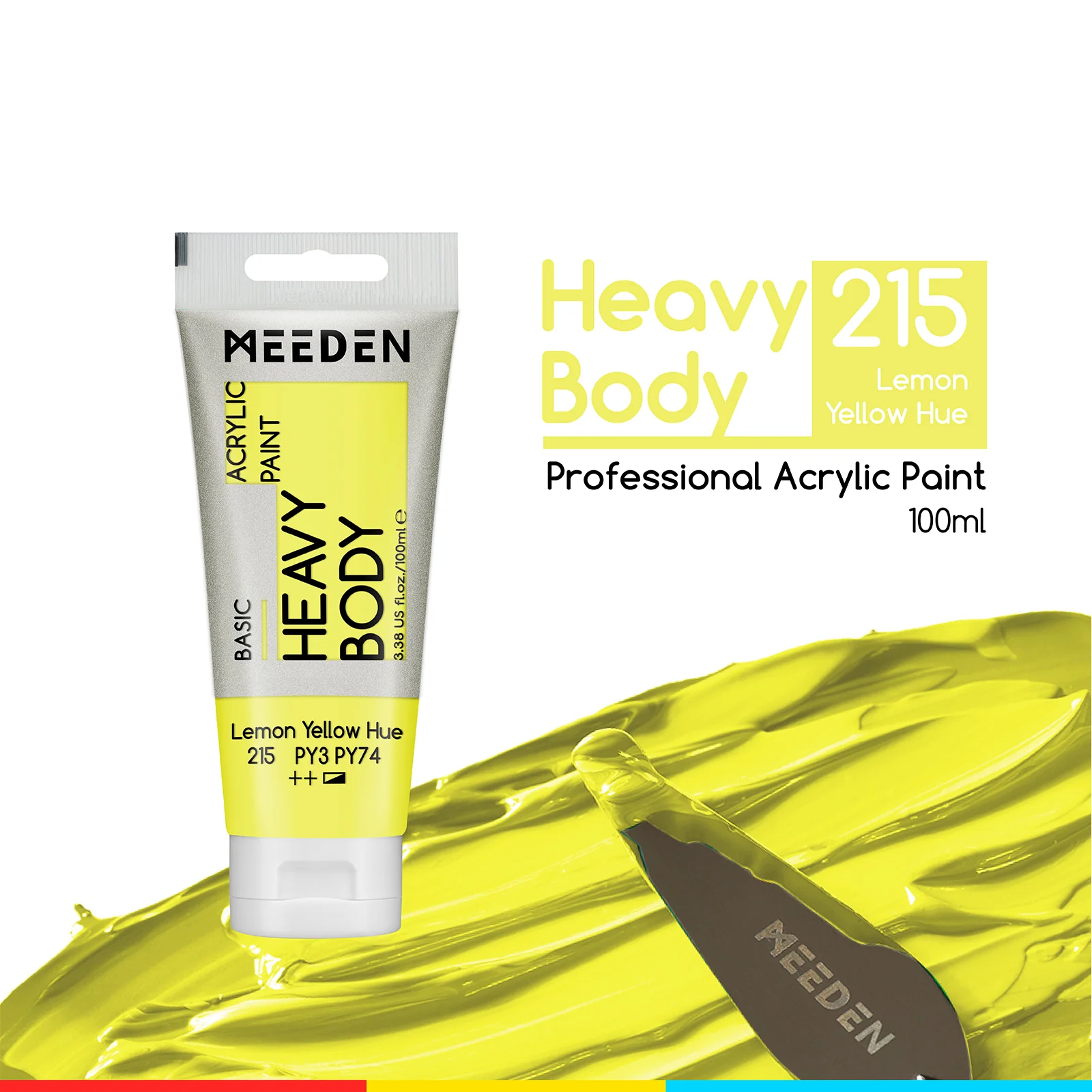 MEEDEN Acrylic Paint Tube, 37 Colors Available, 100ml / 3.38oz - Image 14
