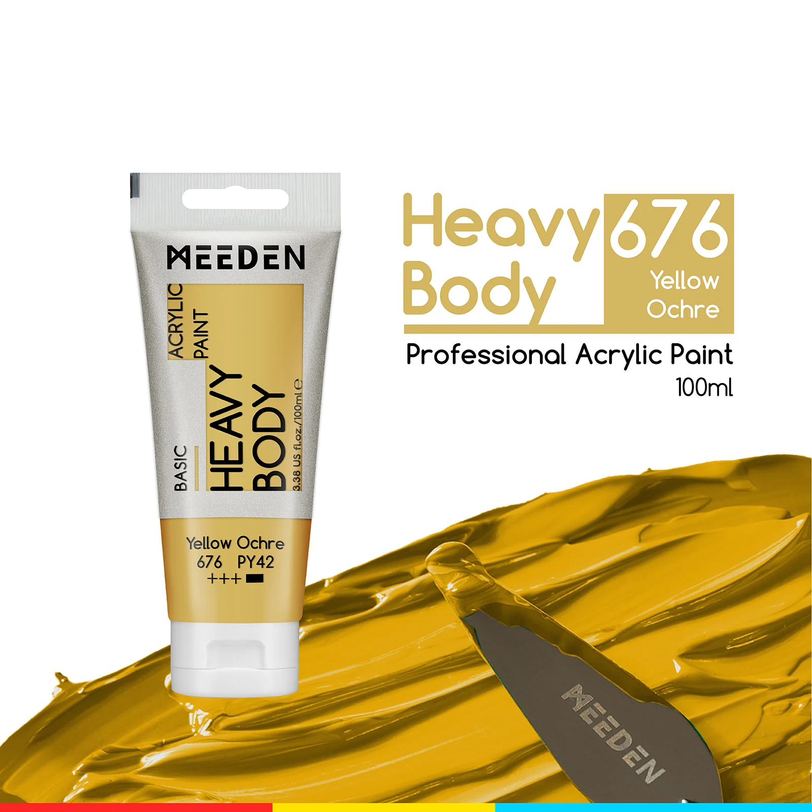 MEEDEN Acrylic Paint Tube, 37 Colors Available, 100ml / 3.38oz - Image 23