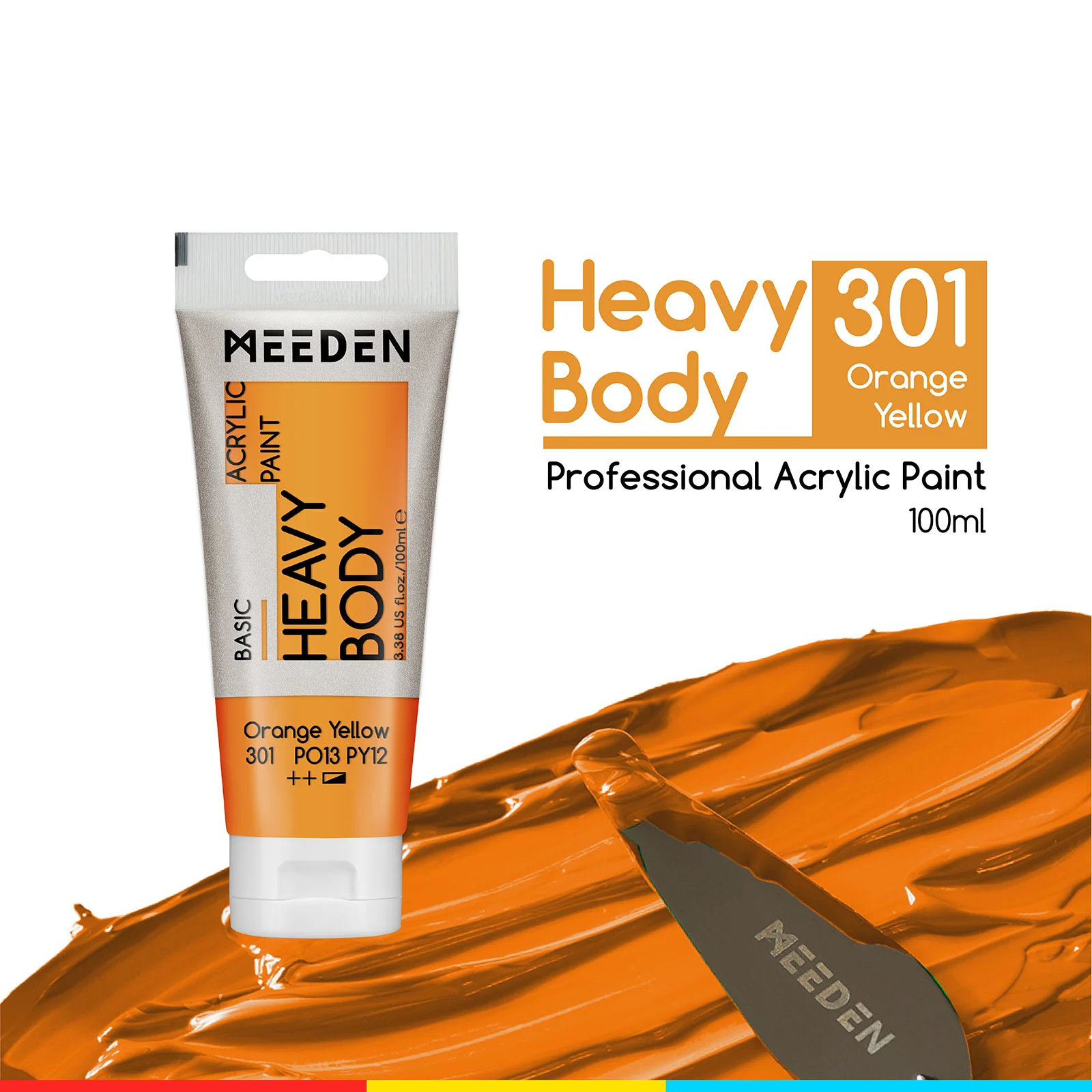 MEEDEN Acrylic Paint Tube, 37 Colors Available, 100ml / 3.38oz - Image 26