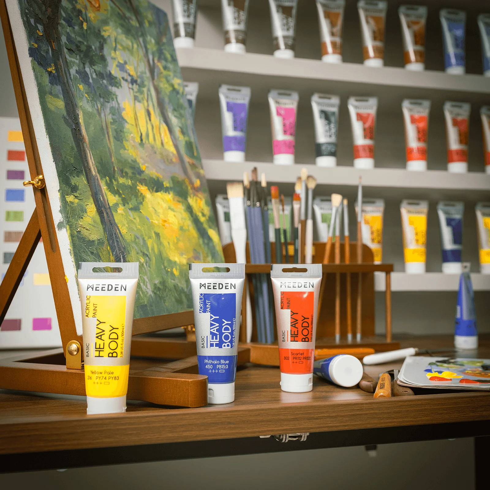 MEEDEN Acrylic Paint Tube, 37 Colors Available, 100ml / 3.38oz - Image 3