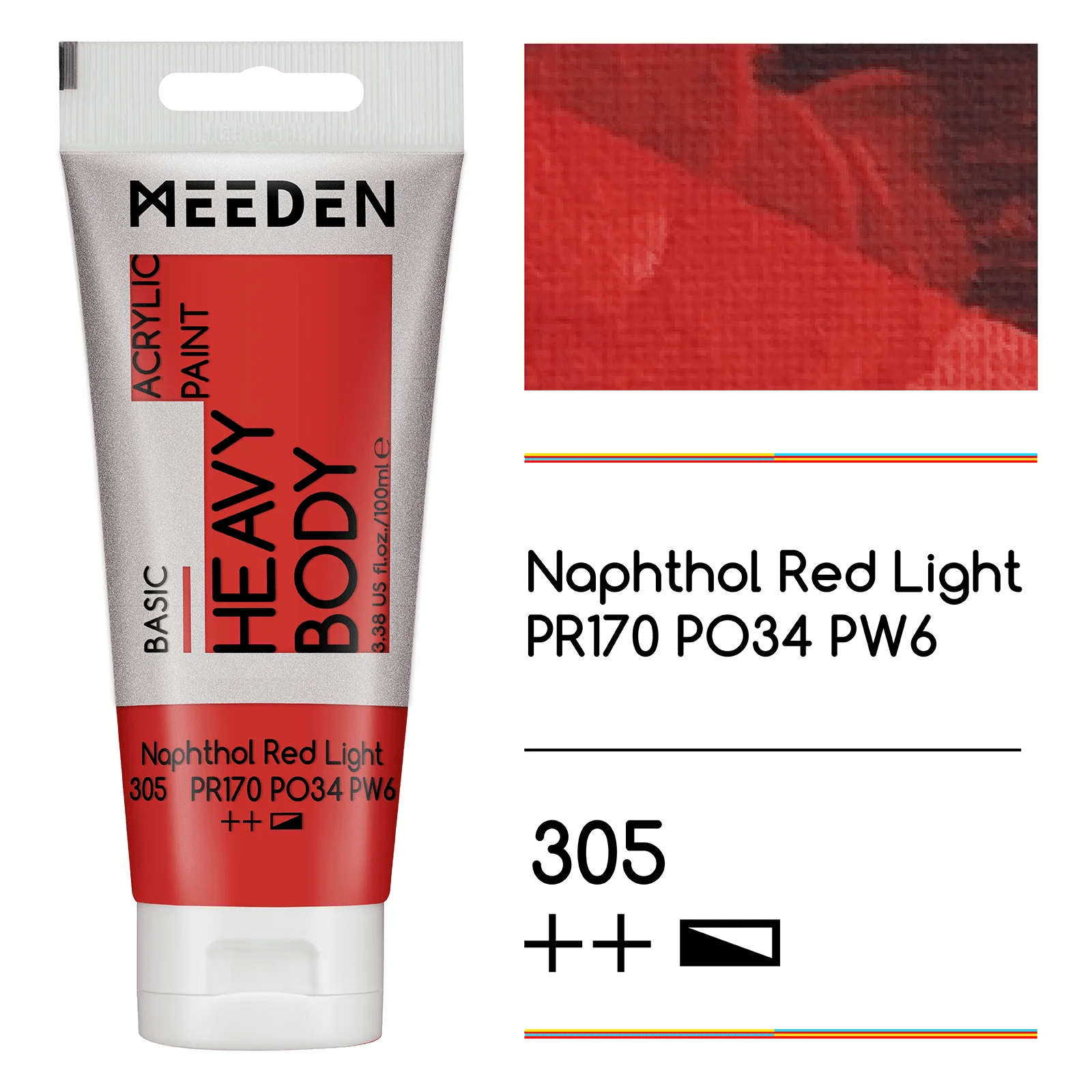 MEEDEN Acrylic Paint Tube, 37 Colors Available, 100ml / 3.38oz - Image 36