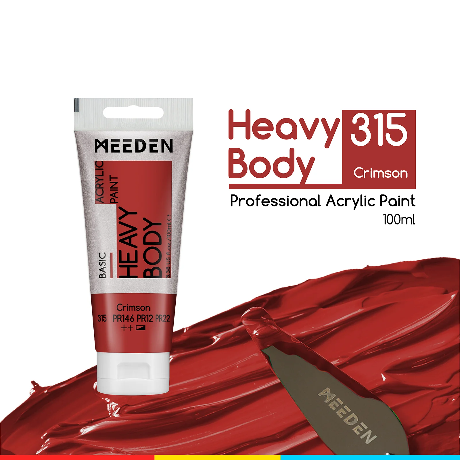 MEEDEN Acrylic Paint Tube, 37 Colors Available, 100ml / 3.38oz - Image 44