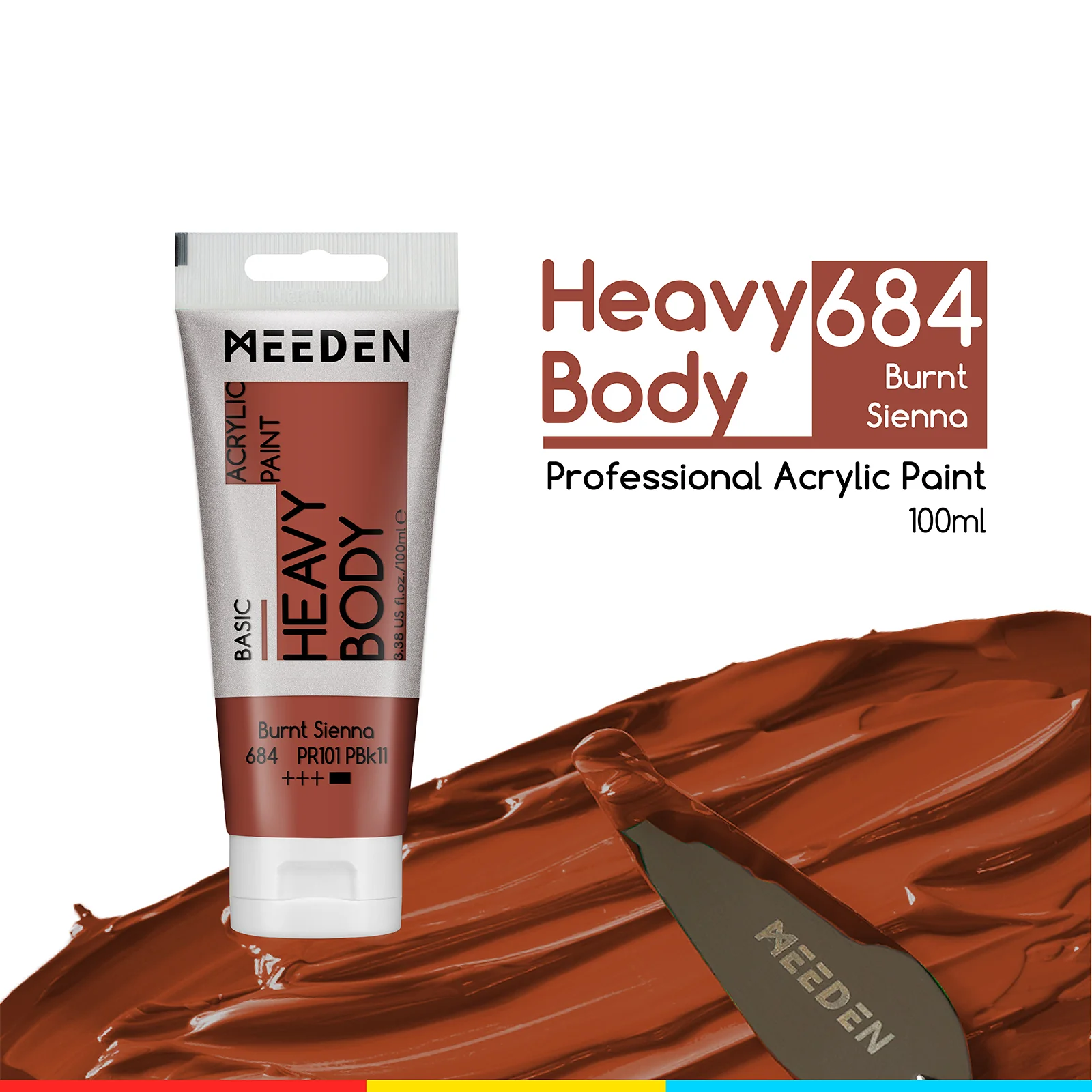 MEEDEN Acrylic Paint Tube, 37 Colors Available, 100ml / 3.38oz - Image 47