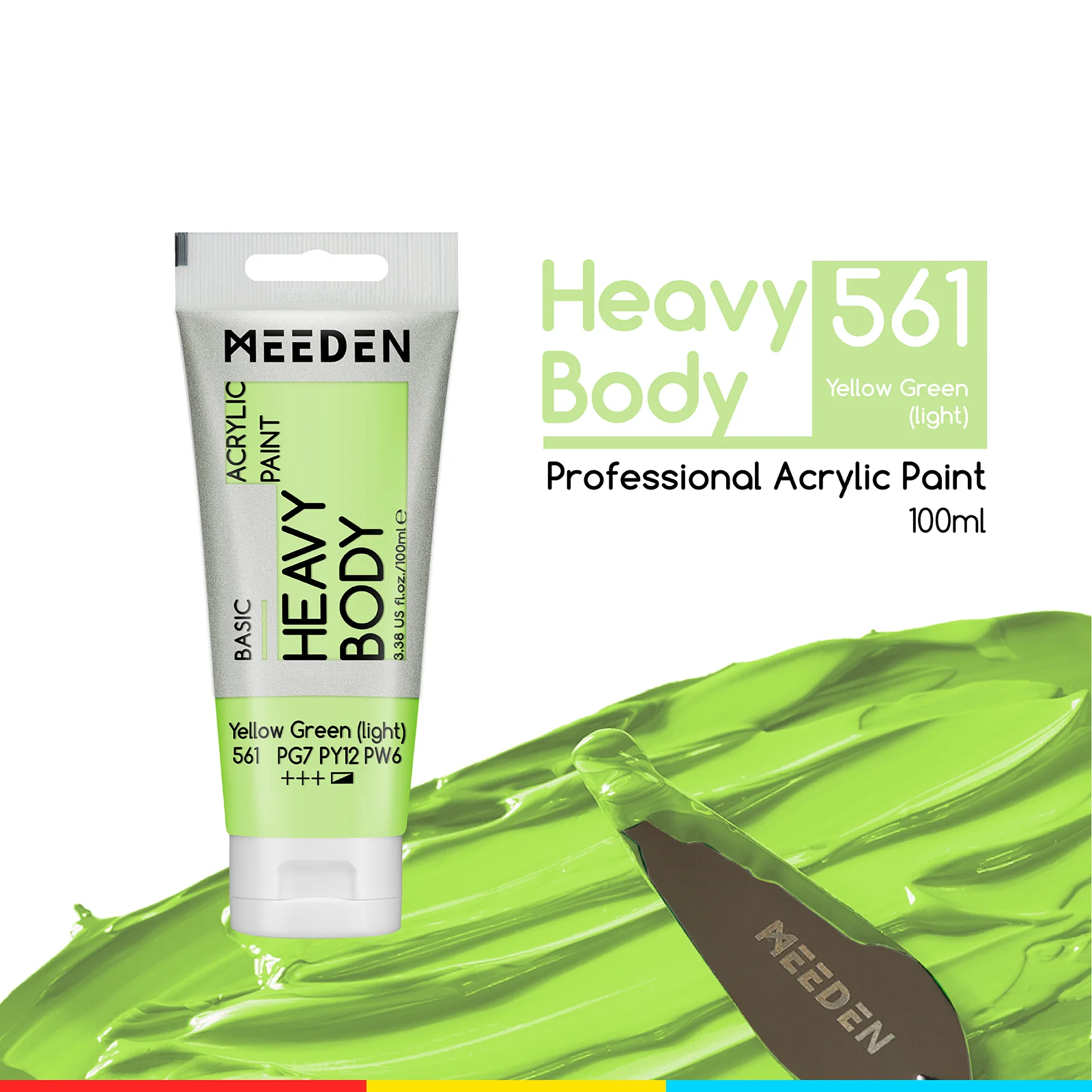 MEEDEN Acrylic Paint Tube, 37 Colors Available, 100ml / 3.38oz - Image 62