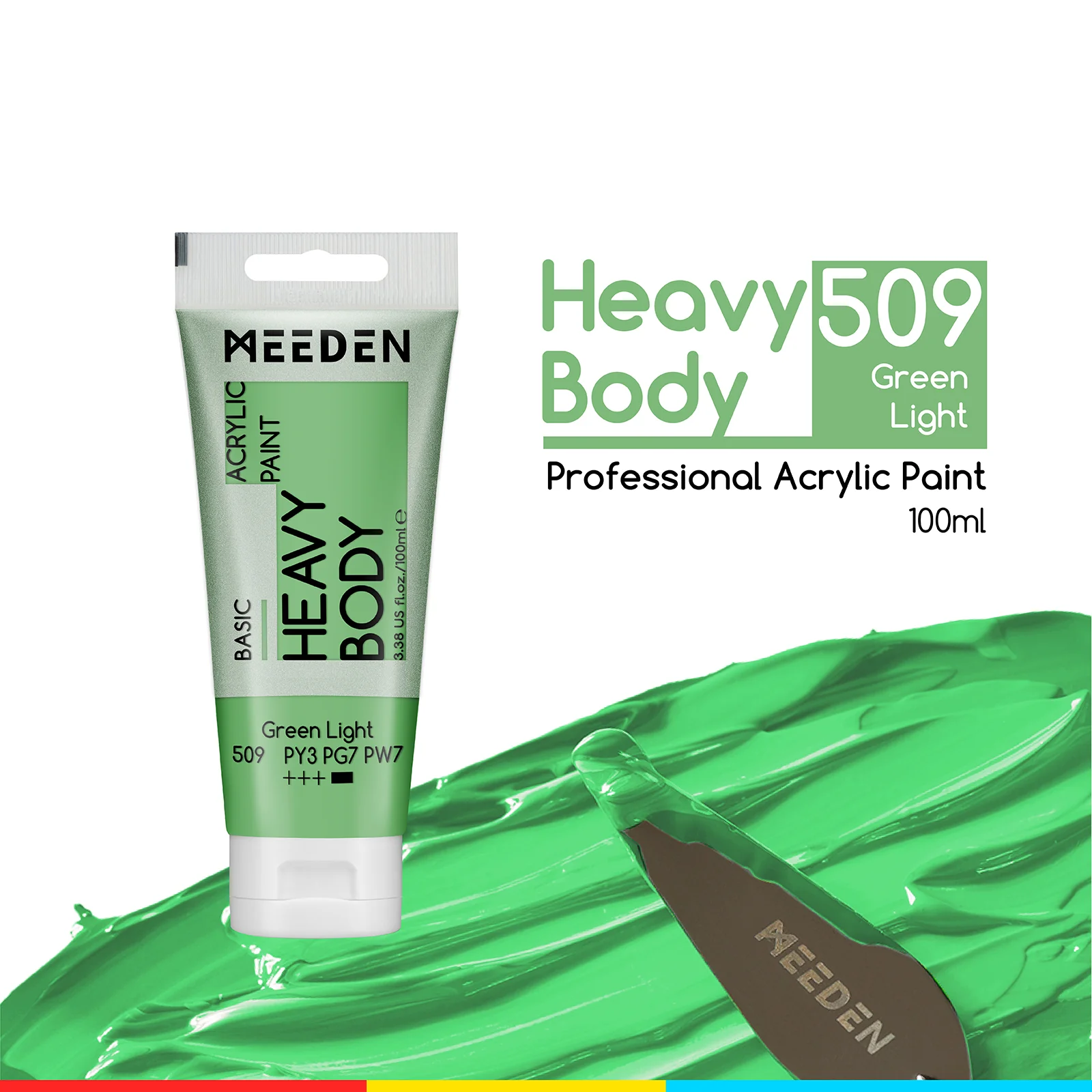 MEEDEN Acrylic Paint Tube, 37 Colors Available, 100ml / 3.38oz - Image 65
