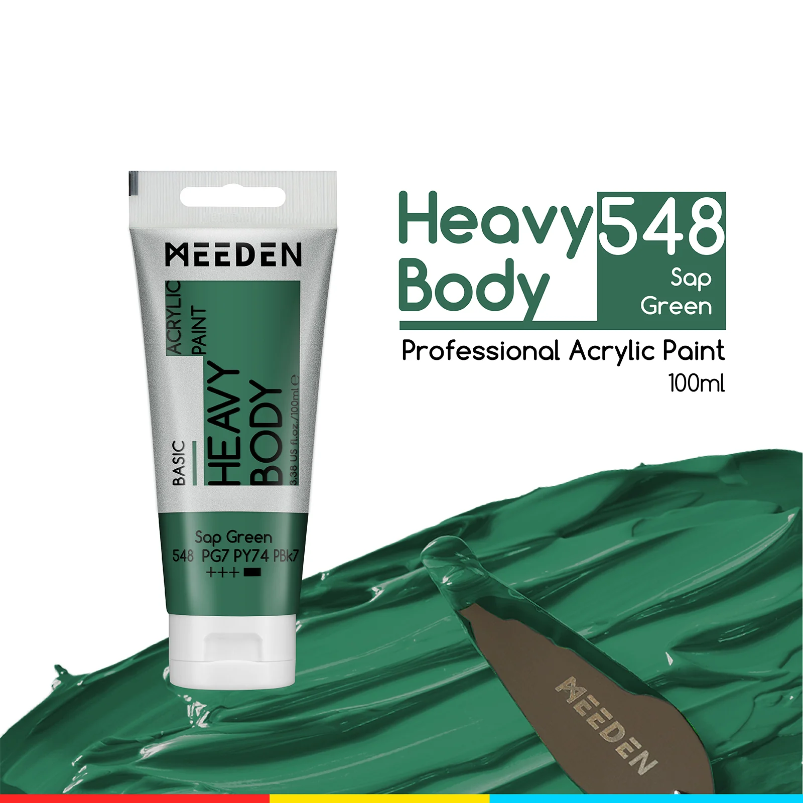 MEEDEN Acrylic Paint Tube, 37 Colors Available, 100ml / 3.38oz - Image 71