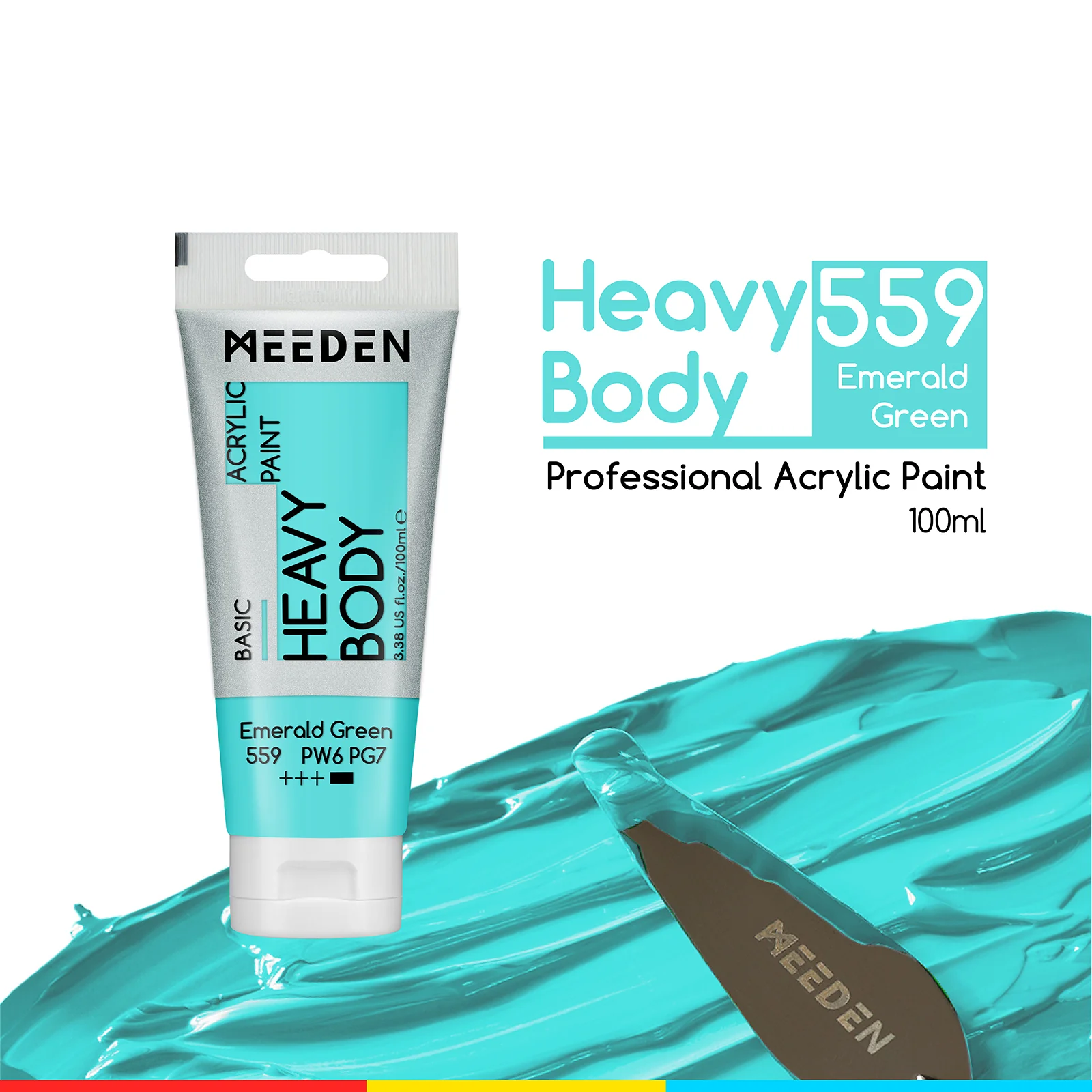 MEEDEN Acrylic Paint Tube, 37 Colors Available, 100ml / 3.38oz - Image 74