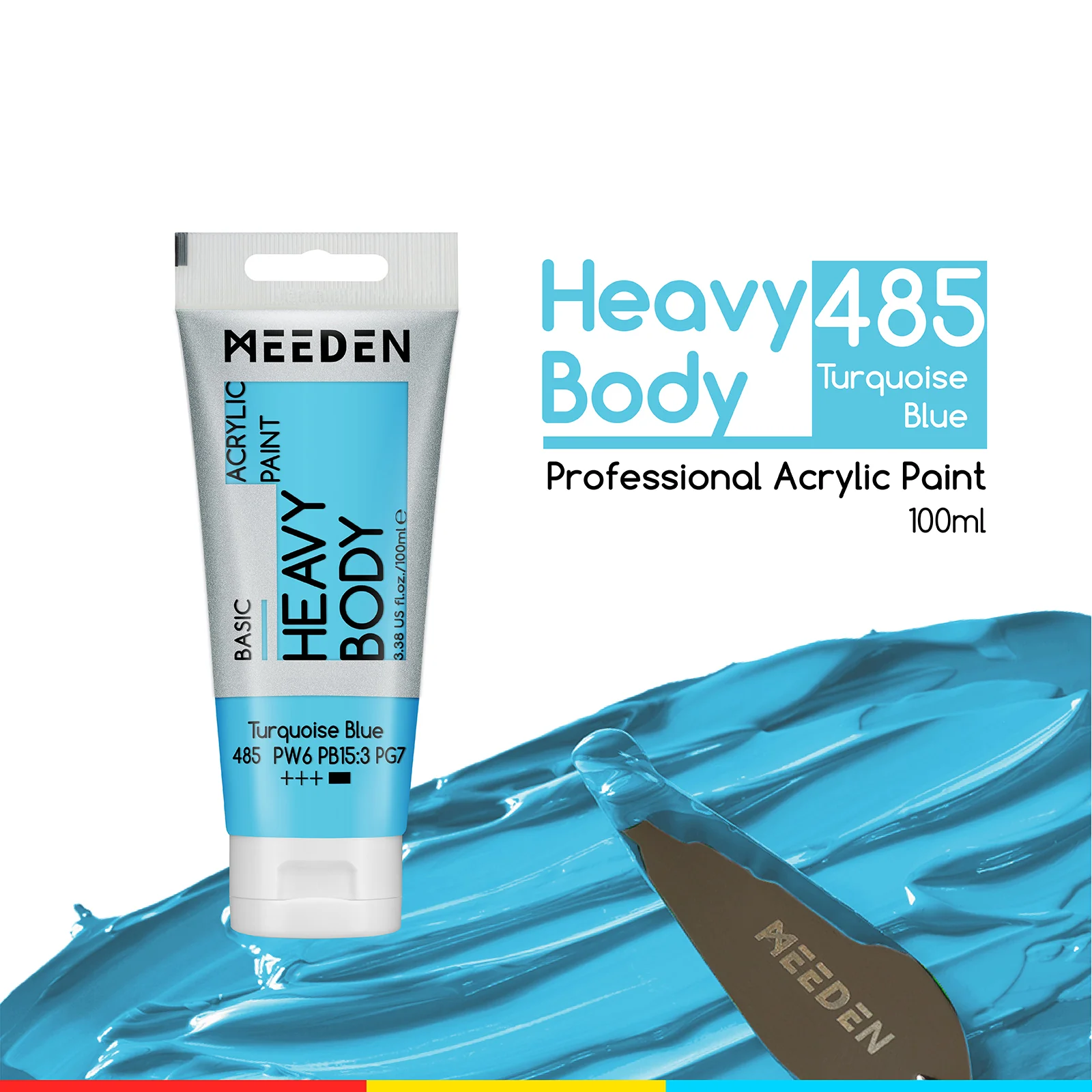 MEEDEN Acrylic Paint Tube, 37 Colors Available, 100ml / 3.38oz - Image 83