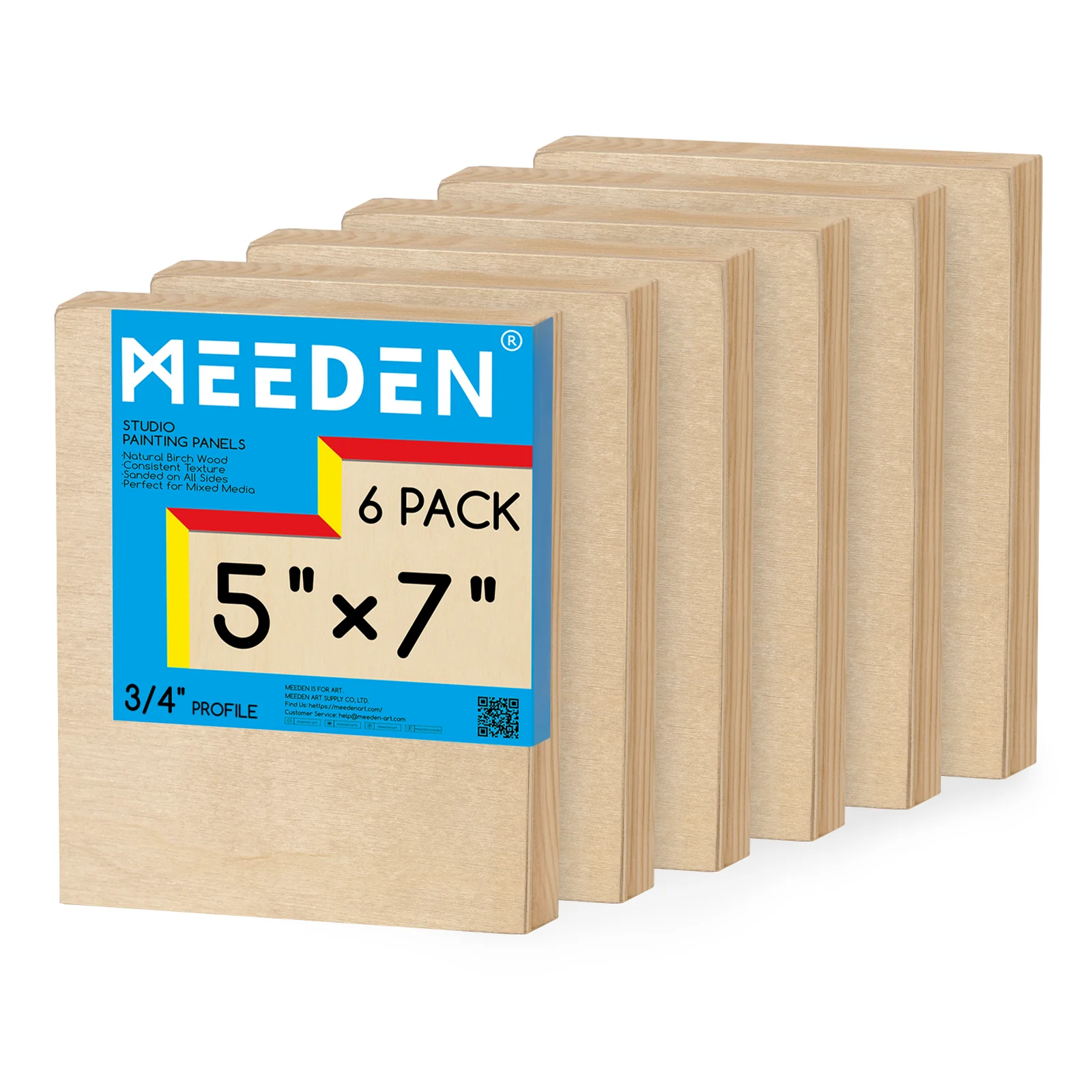 MEEDEN Artist Birch Wood Canvas Board, 3/4” Deep - Image 10