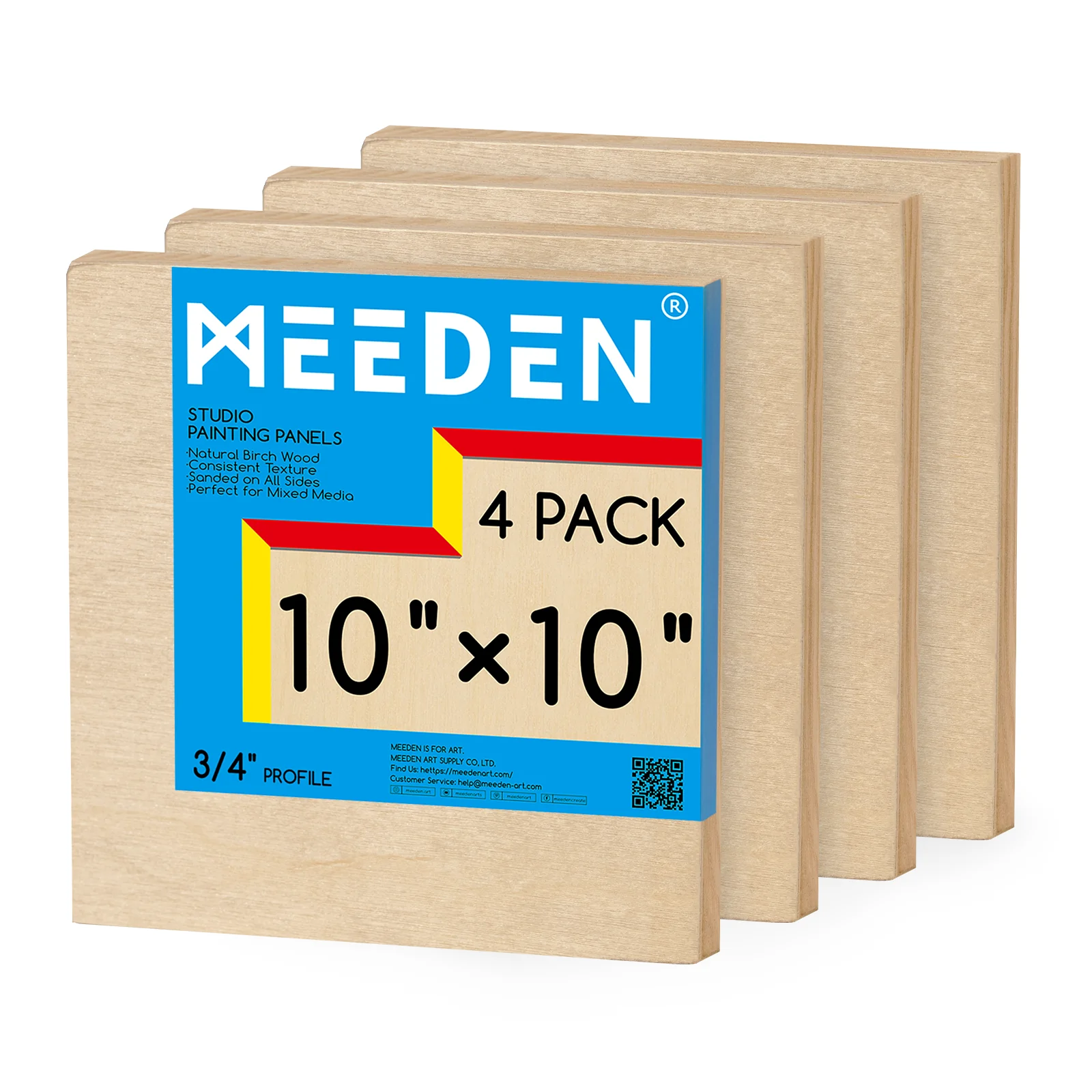 MEEDEN Artist Birch Wood Canvas Board, 3/4” Deep - Image 15