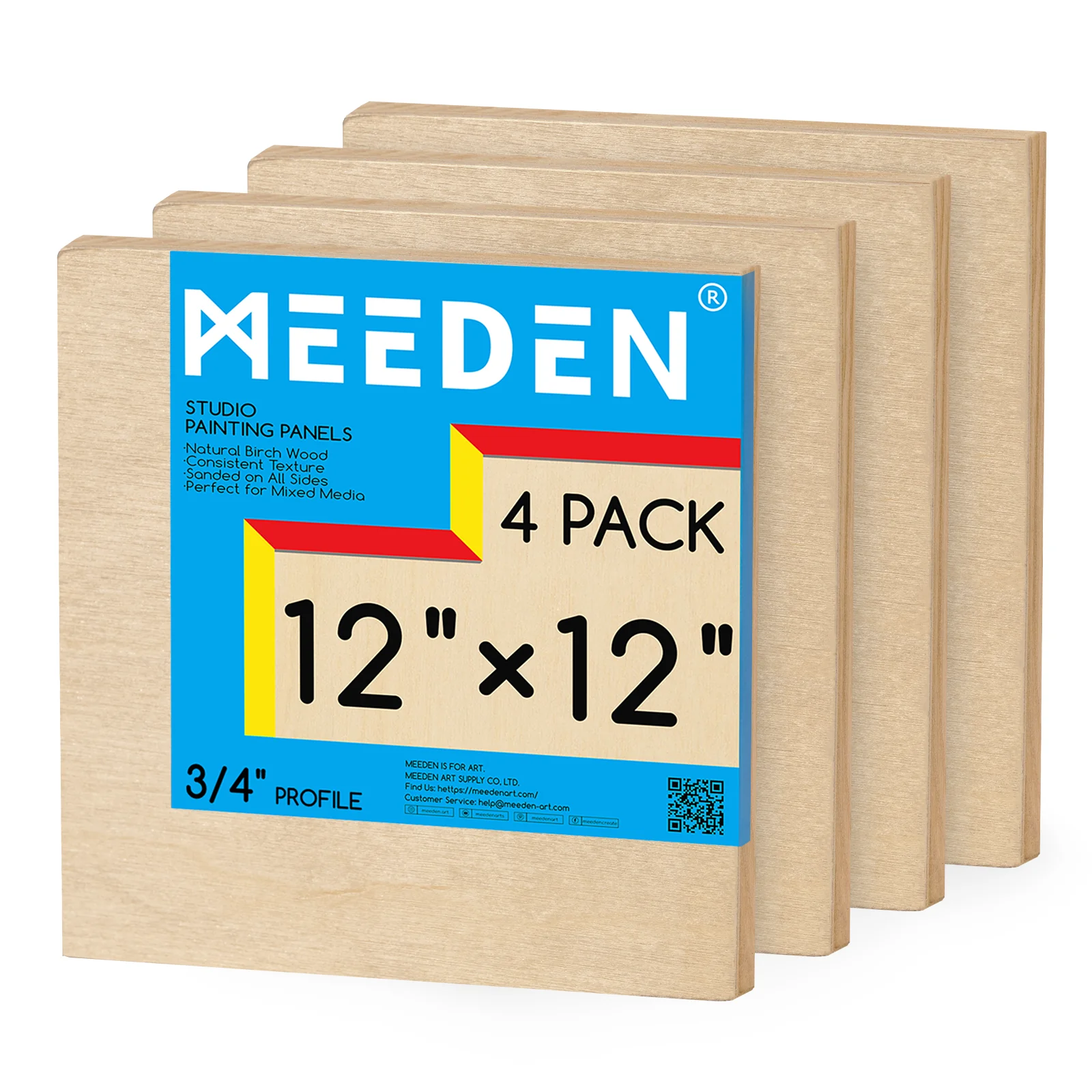 MEEDEN Artist Birch Wood Canvas Board, 3/4” Deep - Image 17