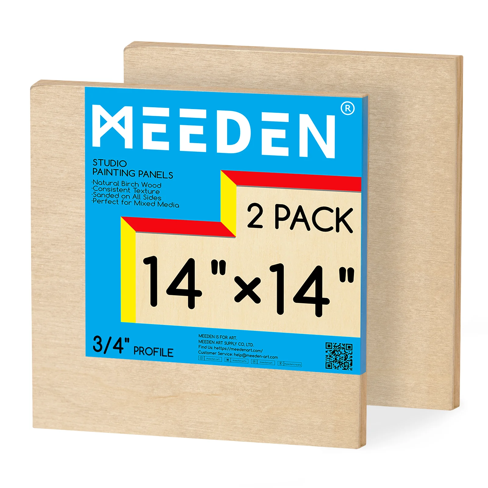 MEEDEN Artist Birch Wood Canvas Board, 3/4” Deep - Image 19