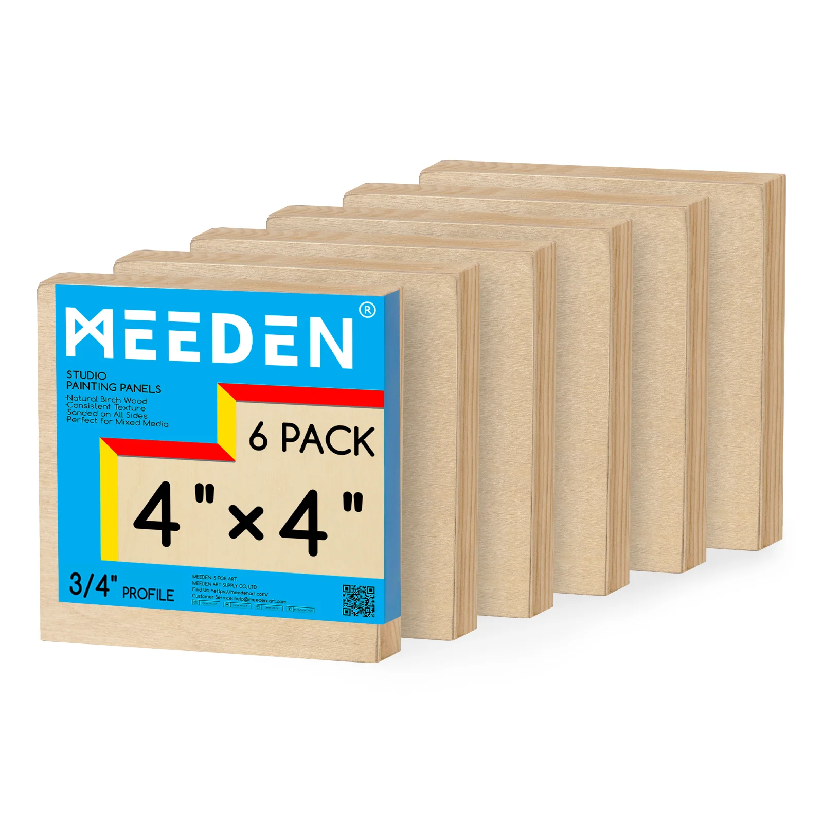 MEEDEN Artist Birch Wood Canvas Board, 3/4” Deep - Image 7