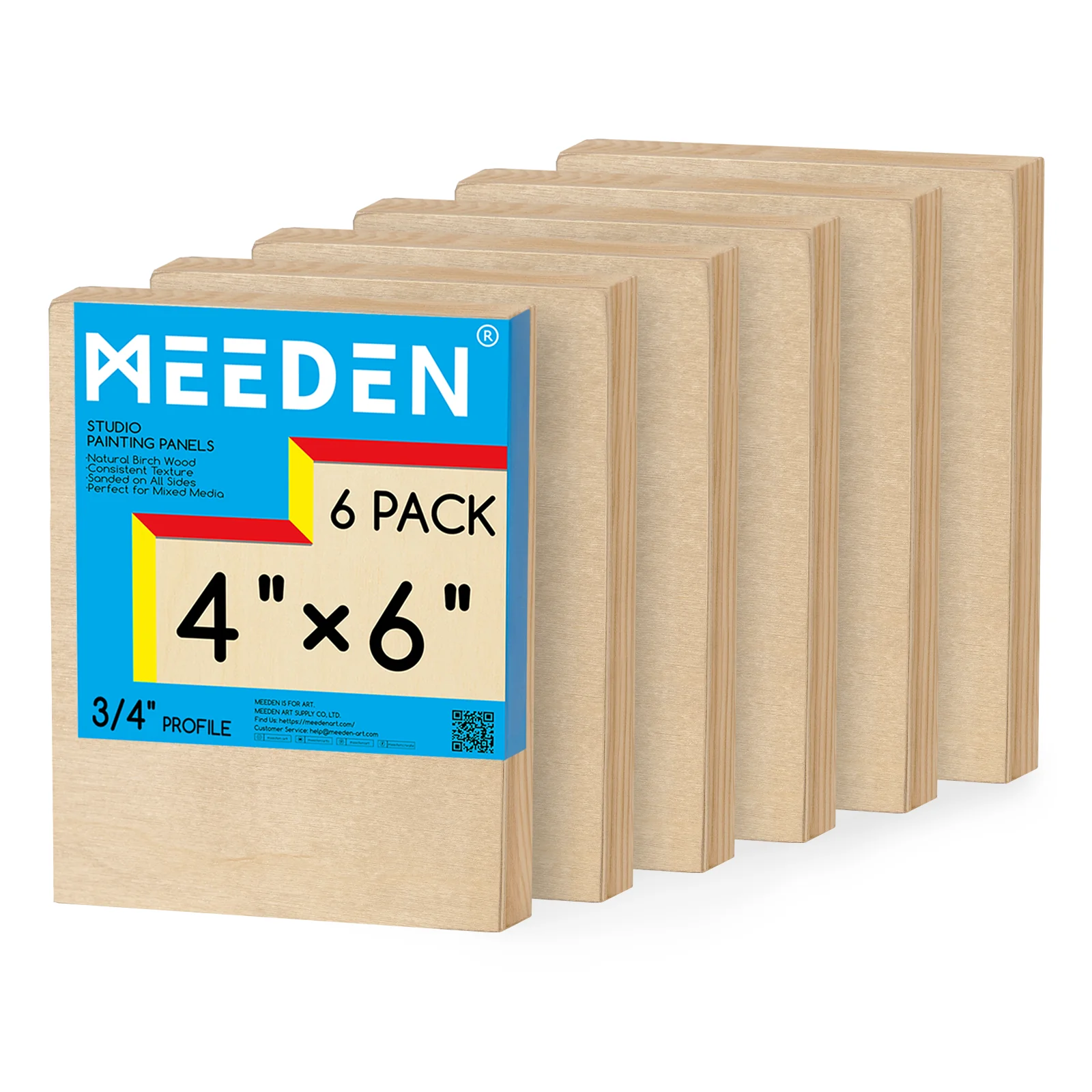 MEEDEN Artist Birch Wood Canvas Board, 3/4” Deep - Image 8