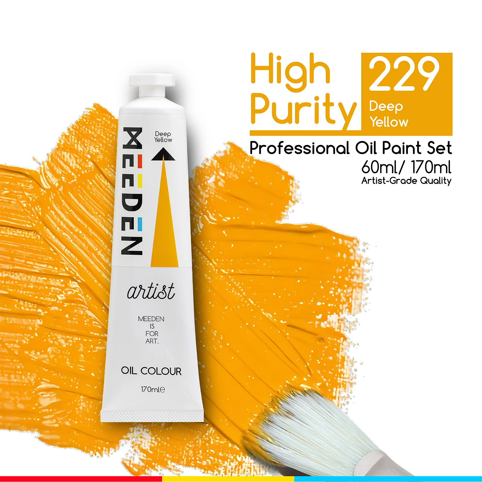 MEEDEN Artist Grade Oil Paint - 170ml/5.7oz Tube - Image 14