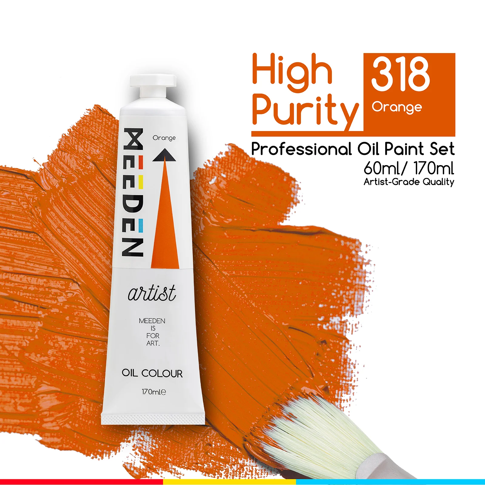 MEEDEN Artist Grade Oil Paint - 170ml/5.7oz Tube - Image 15