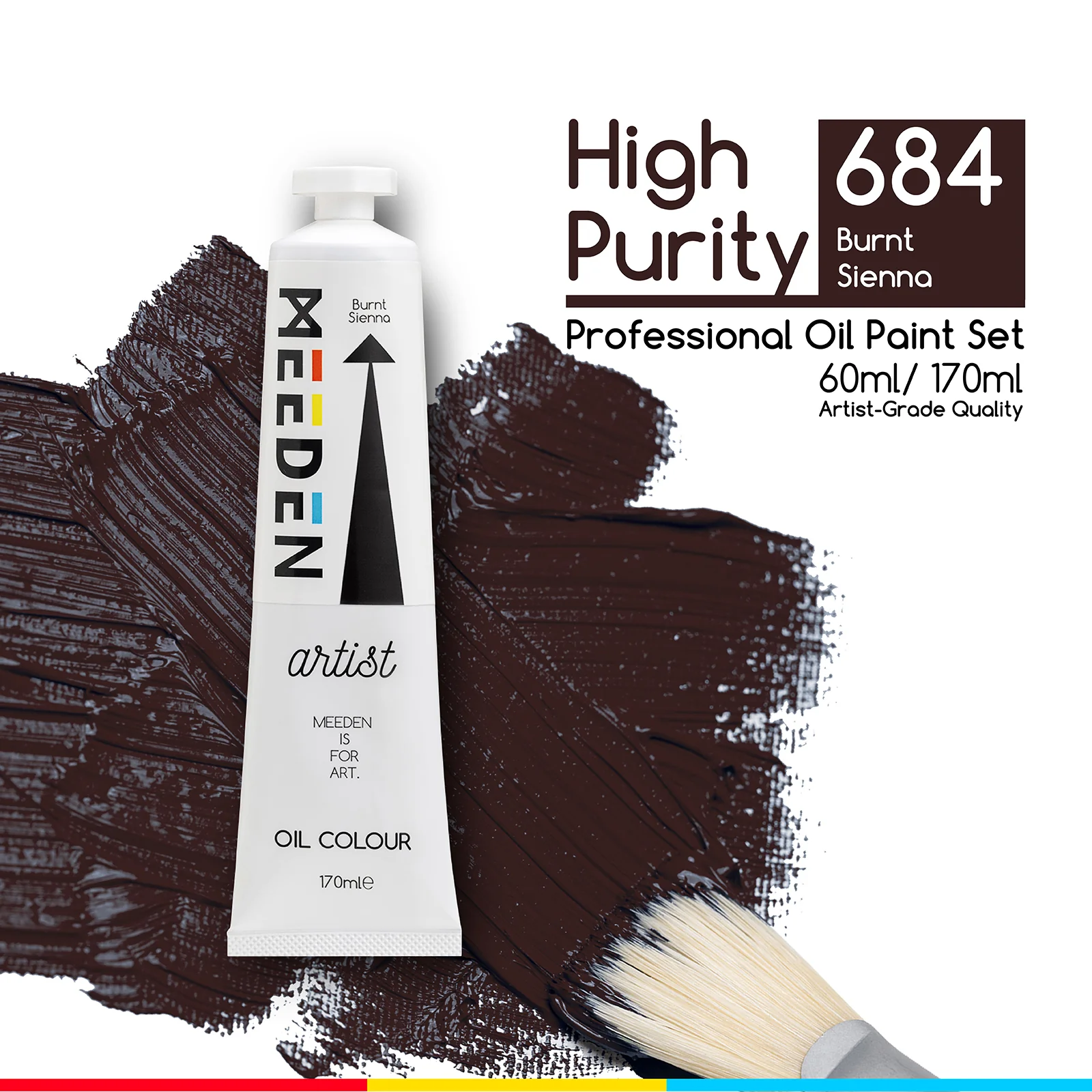 MEEDEN Artist Grade Oil Paint - 170ml/5.7oz Tube - Image 43