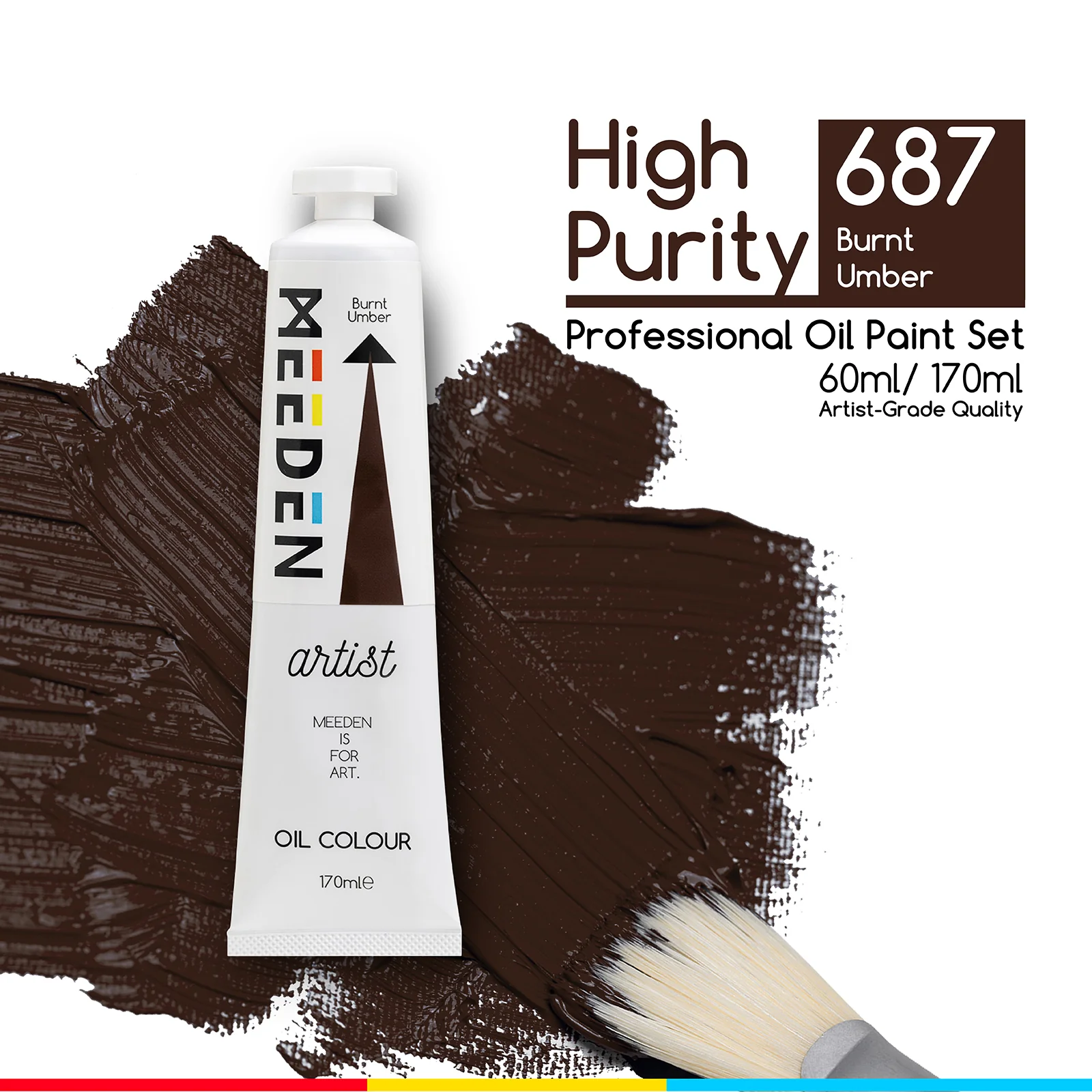 MEEDEN Artist Grade Oil Paint - 170ml/5.7oz Tube - Image 44
