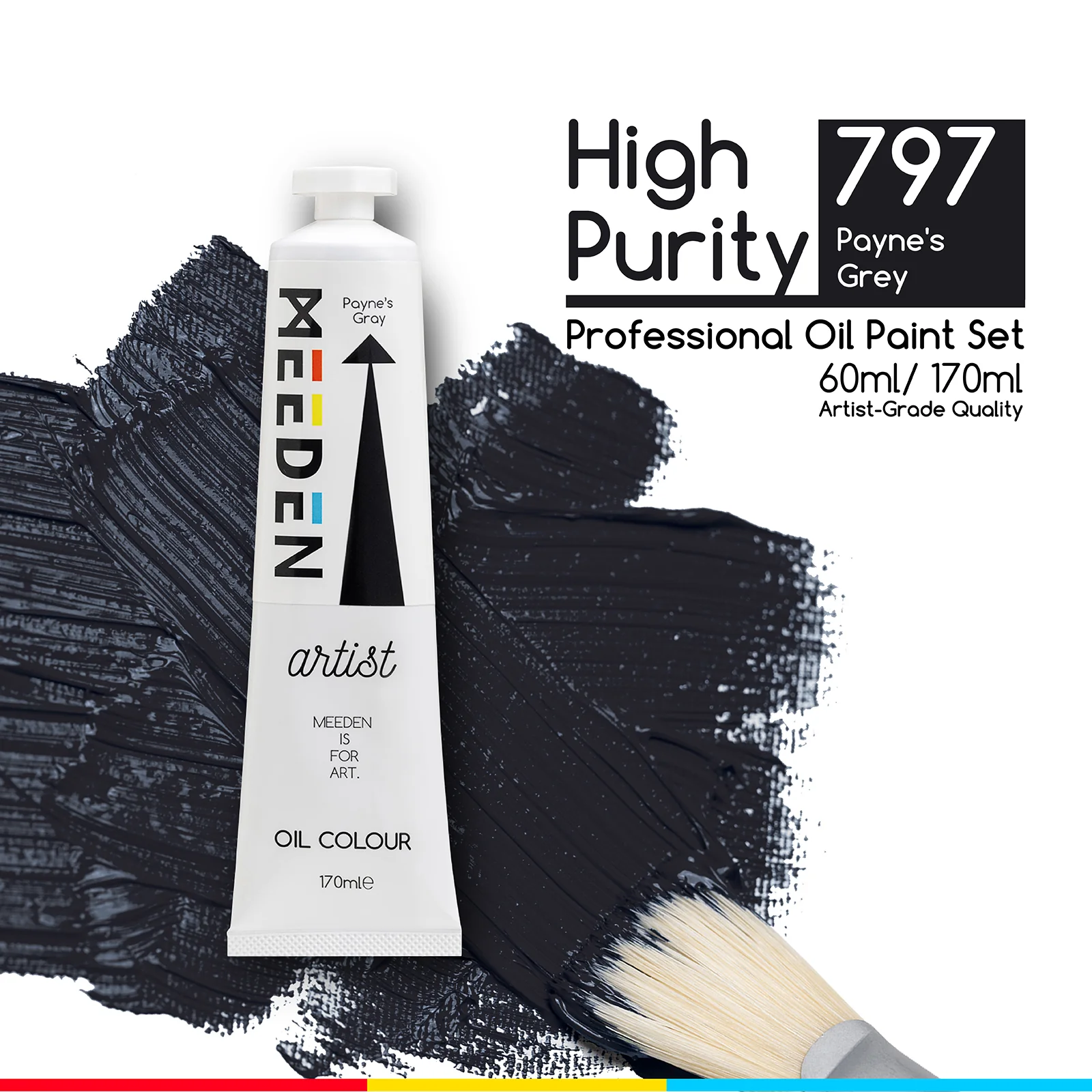 MEEDEN Artist Grade Oil Paint - 170ml/5.7oz Tube - Image 45