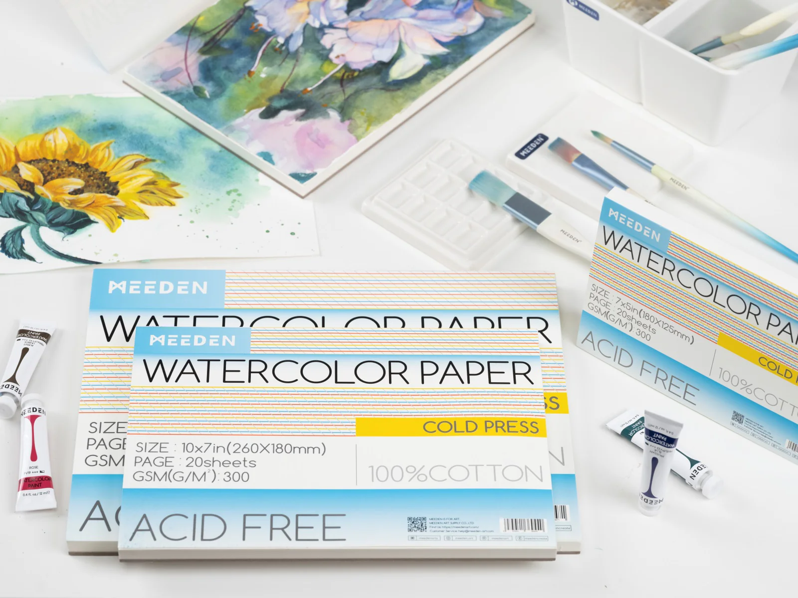 MEEDEN Watercolor Paper Pad - Image 5