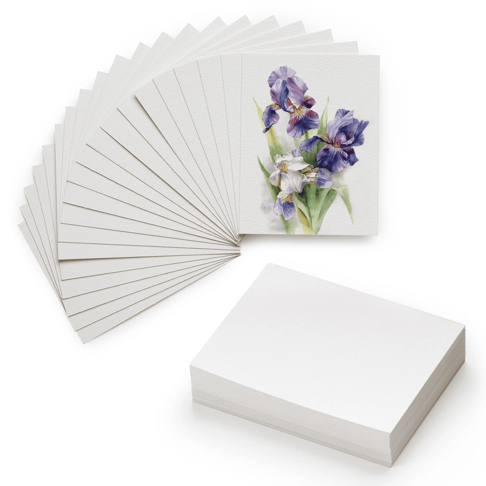 MEEDEN Cold Press Watercolor Paper Pad , 4×3", 5×10 Sheets - Image 5
