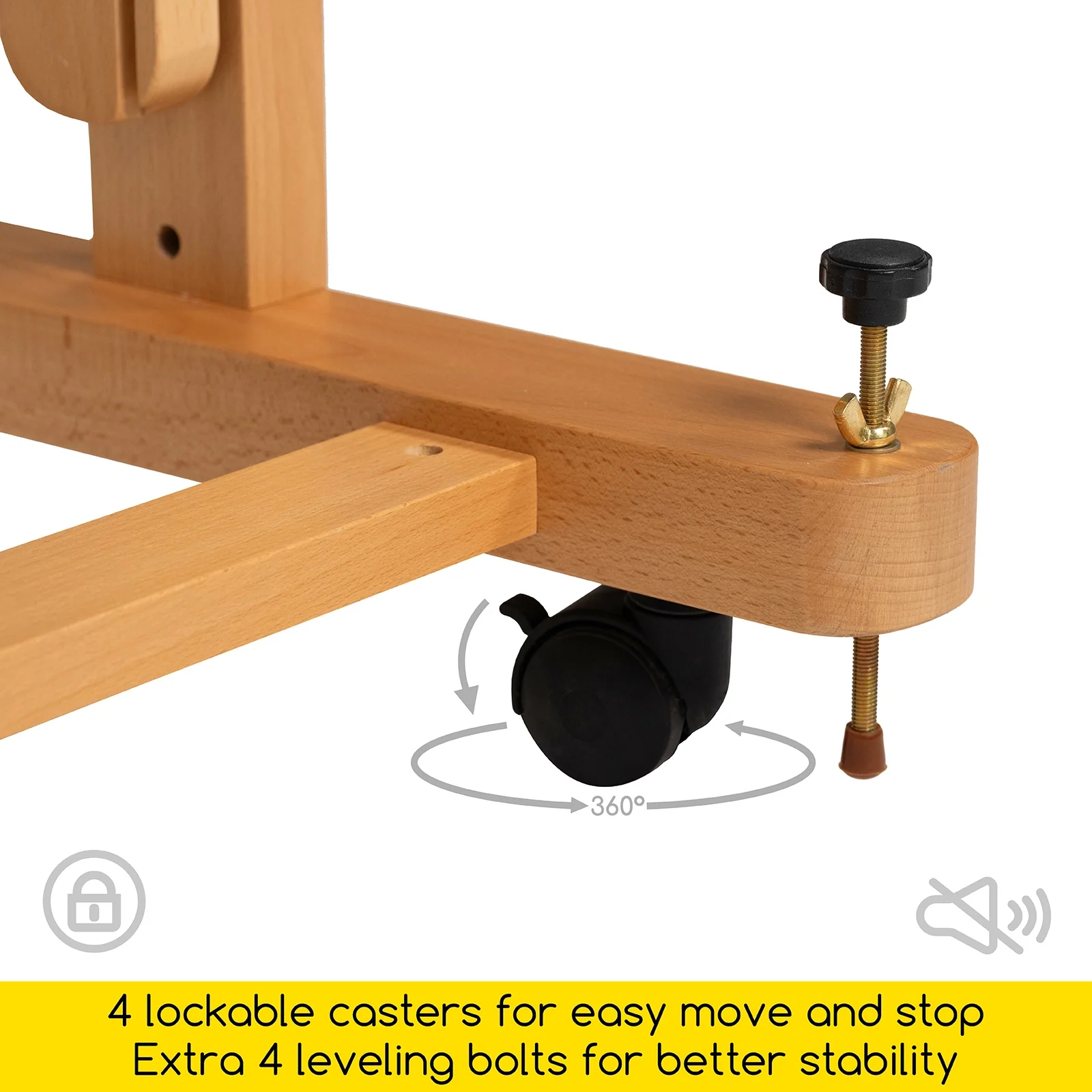 MEEDEN Enlarged Heavy-Duty H-Frame Artist Easel- W11 Pro - Image 7