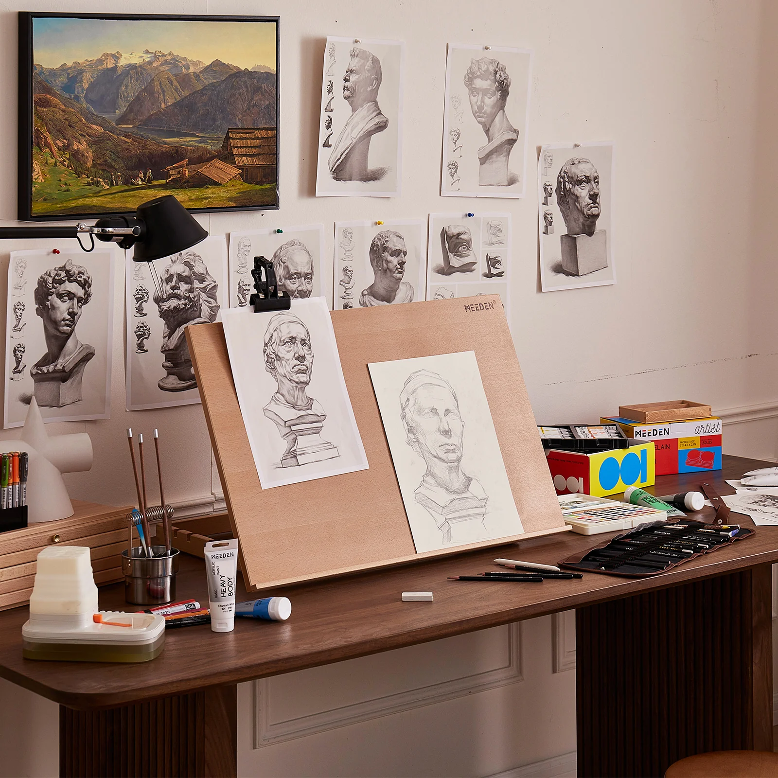 MEEDEN Extra Large Desk Easel - Beechwood - Image 3