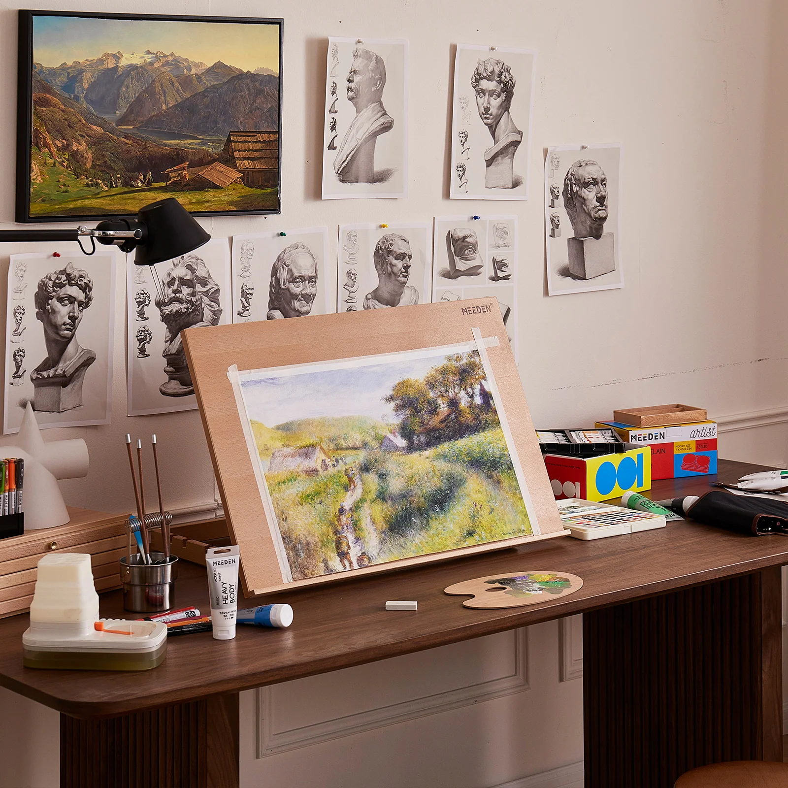 MEEDEN Extra Large Desk Easel - Beechwood - Image 5