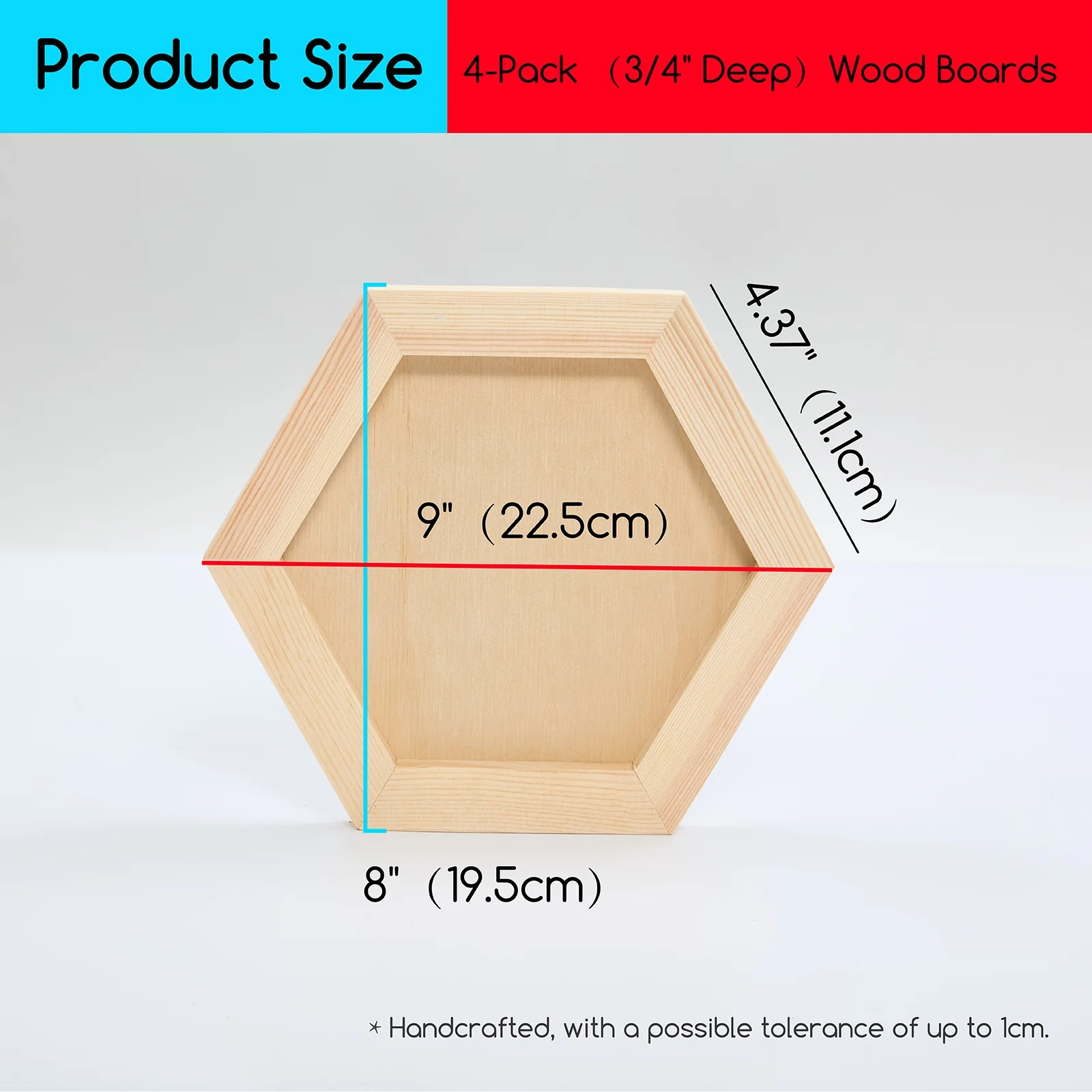 MEEDEN Hexagon Wood Canvas Panels - Image 10