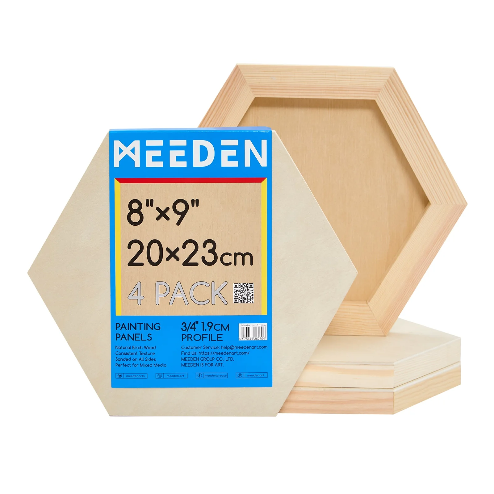 MEEDEN Hexagon Wood Canvas Panels - Image 11