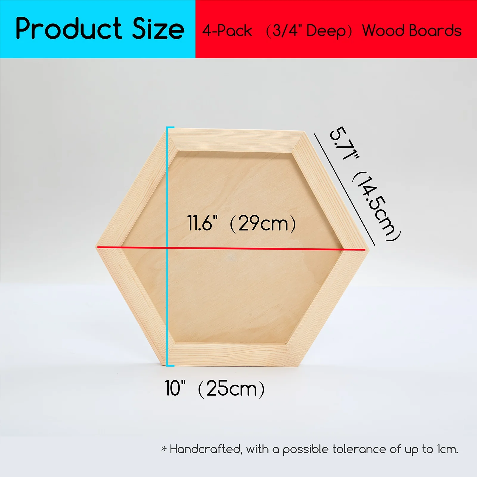 MEEDEN Hexagon Wood Canvas Panels - Image 12